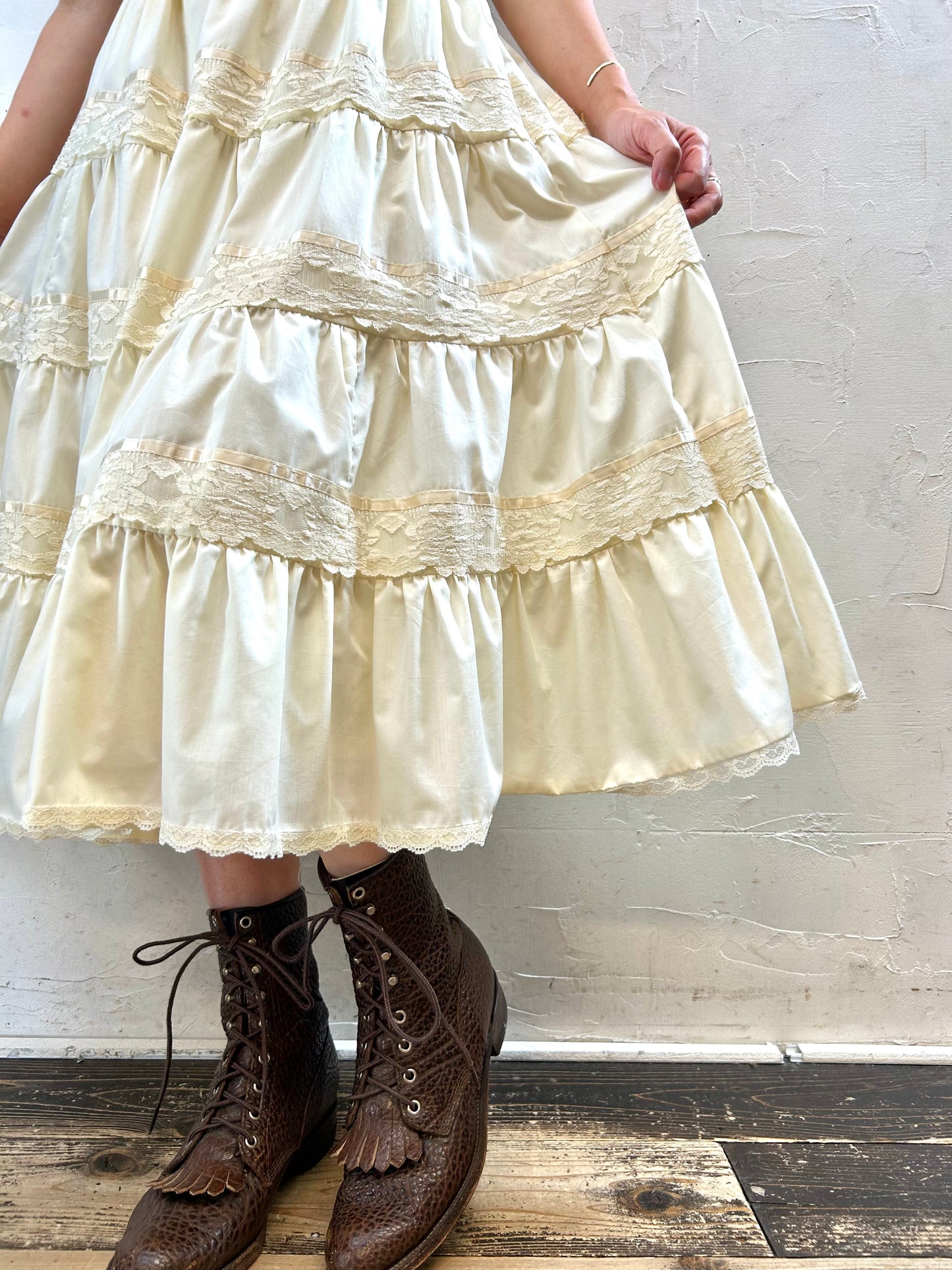 Vintage Skirt  MADE IN USA [H28237]