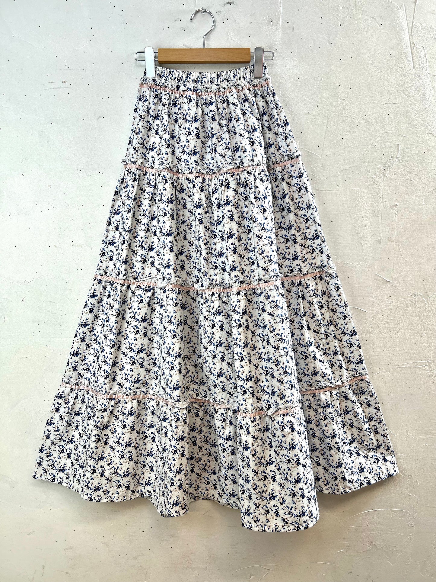 Vintage Tiered Skirt  [D29980]