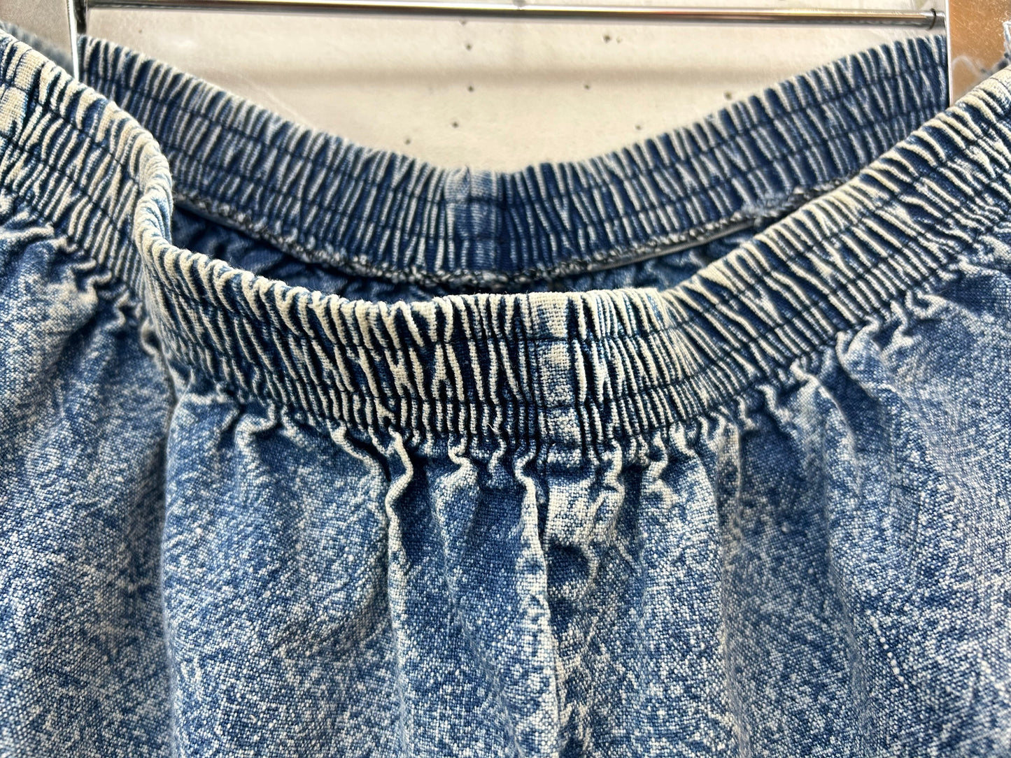 Vintage Fringe Denim Short Pants [F27276]