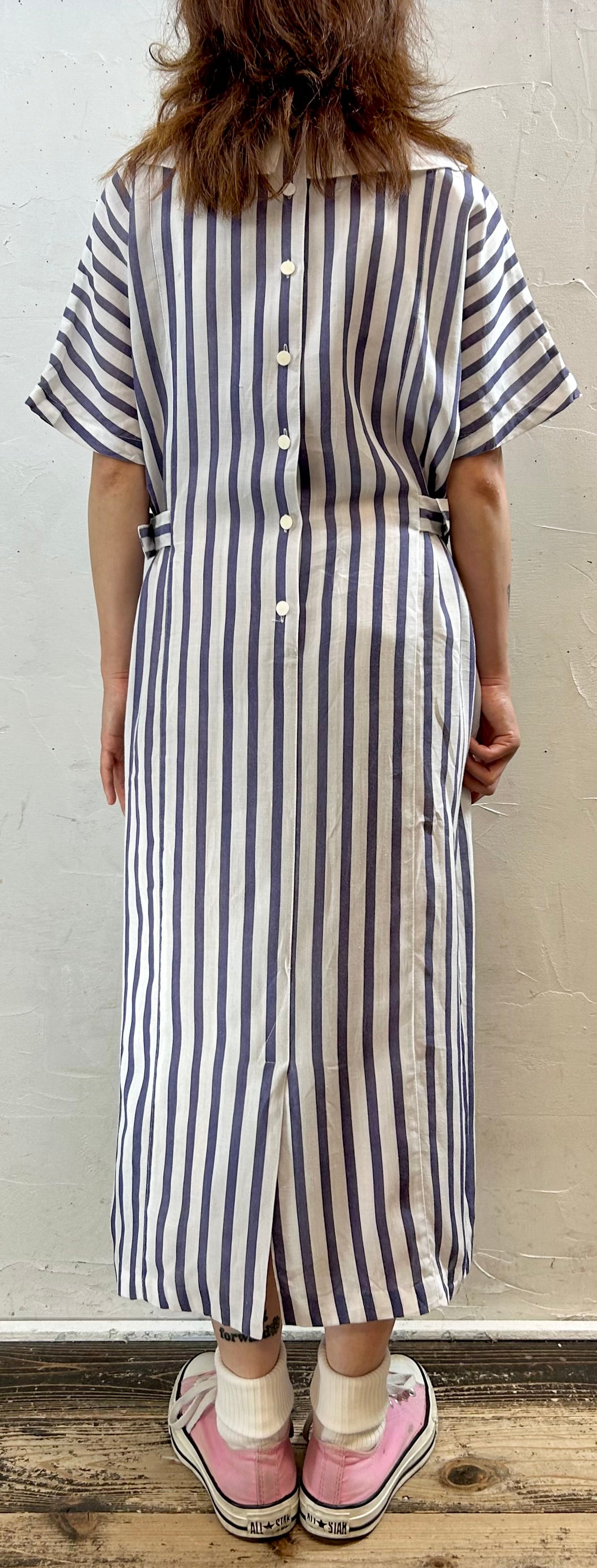 Vintage Stripe Dress [G27893]