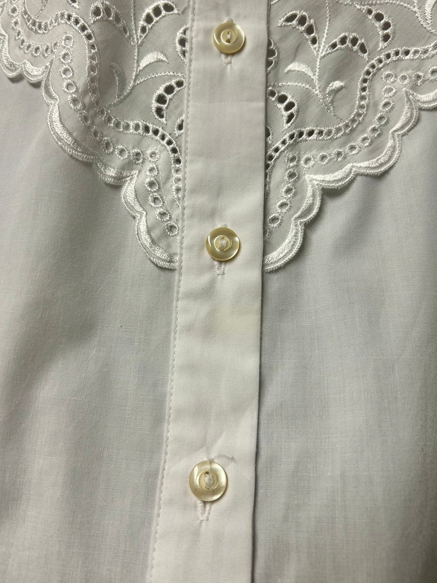 Vintage White Blouse 〜C&A〜 [E30206]