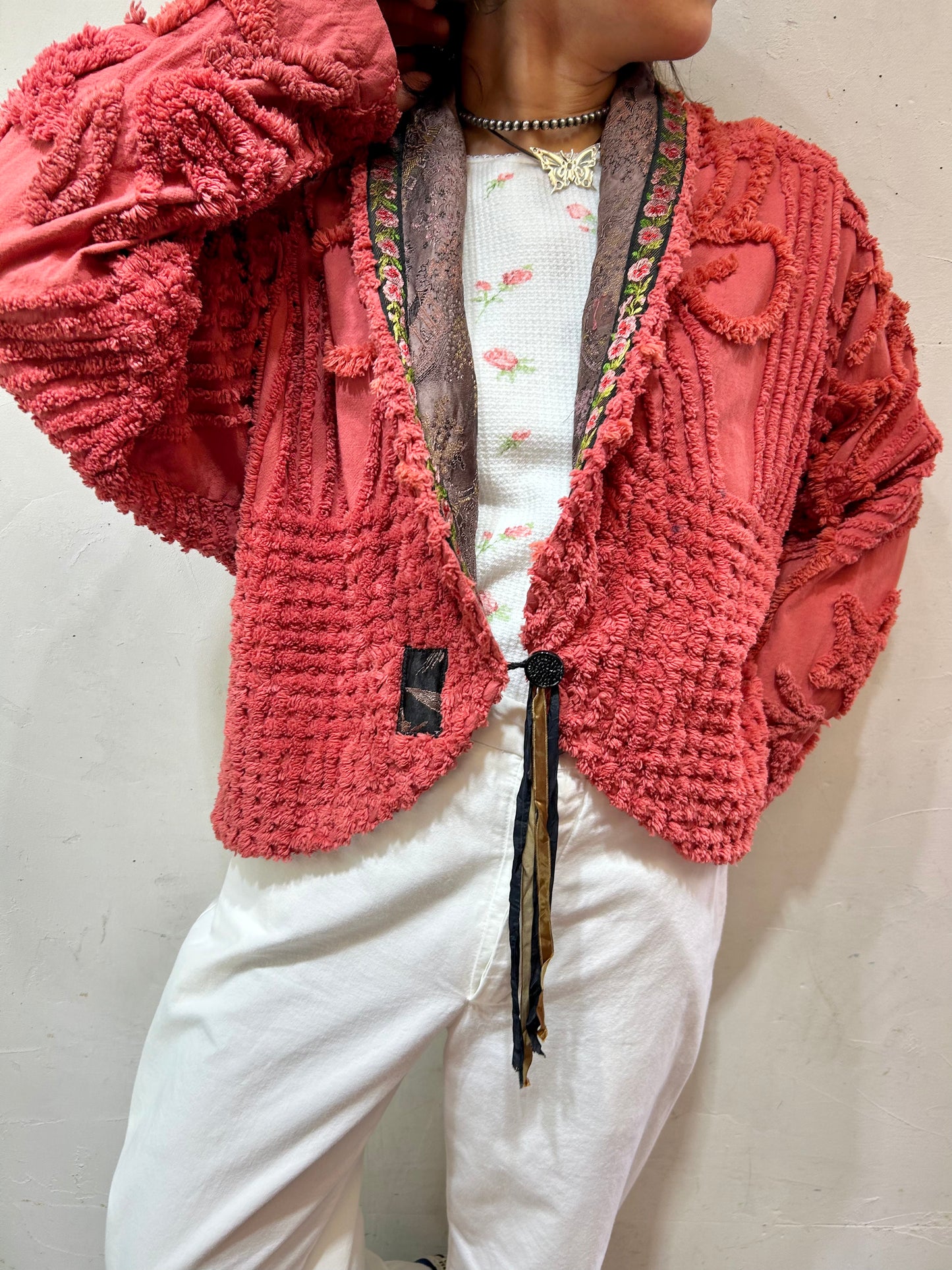 Special Vintage Chenille Weave Jacket [C26404]