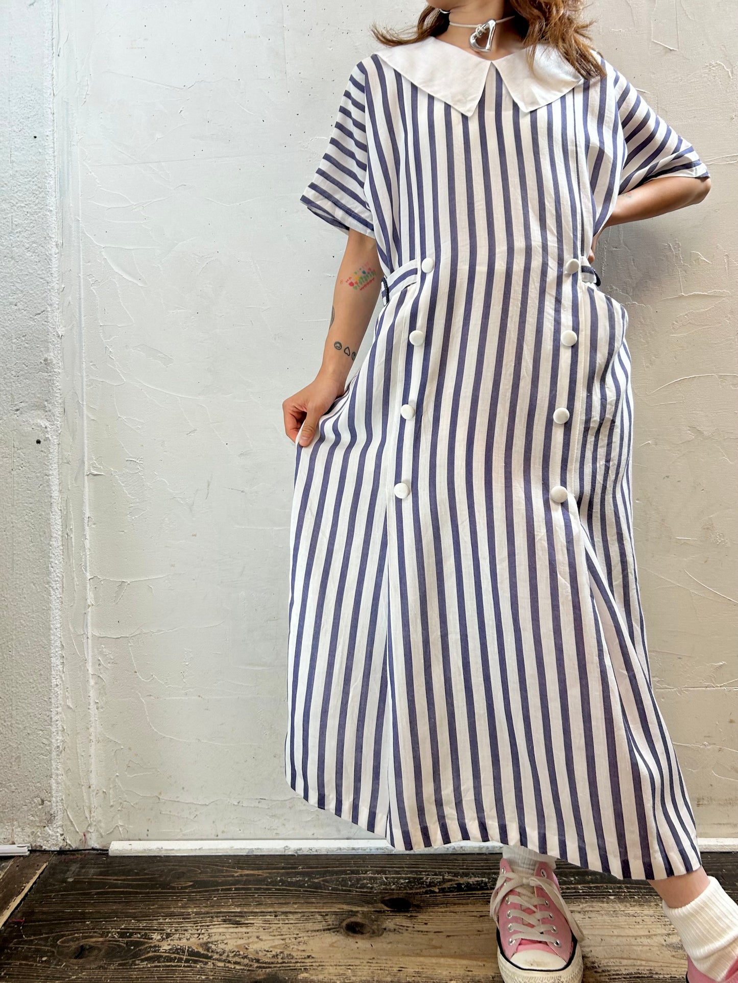 Vintage Stripe Dress [G27893]