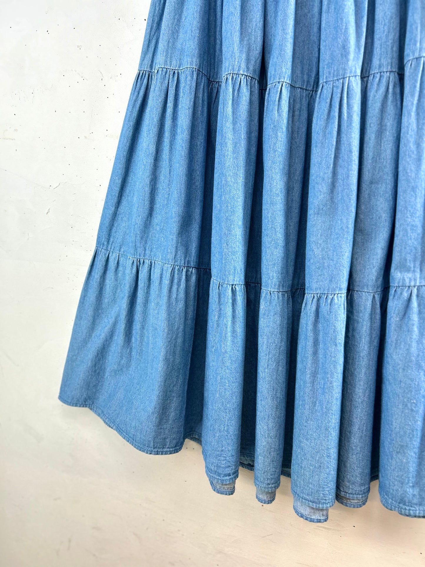Vintage Tiered Skirt  [D29979]