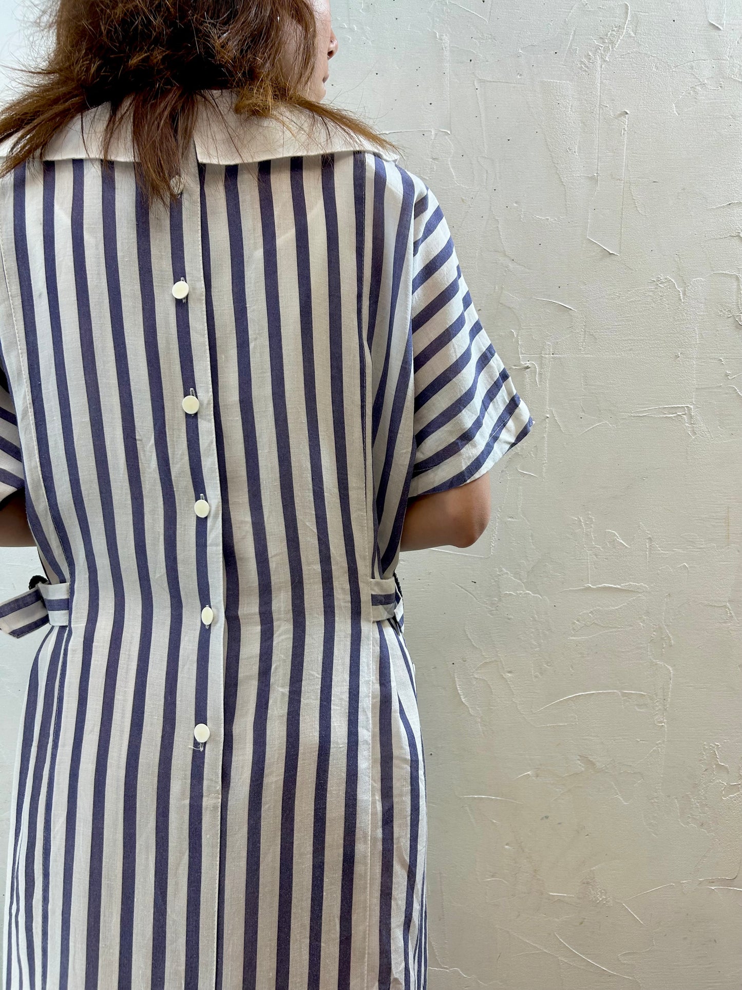 Vintage Stripe Dress [G27893]