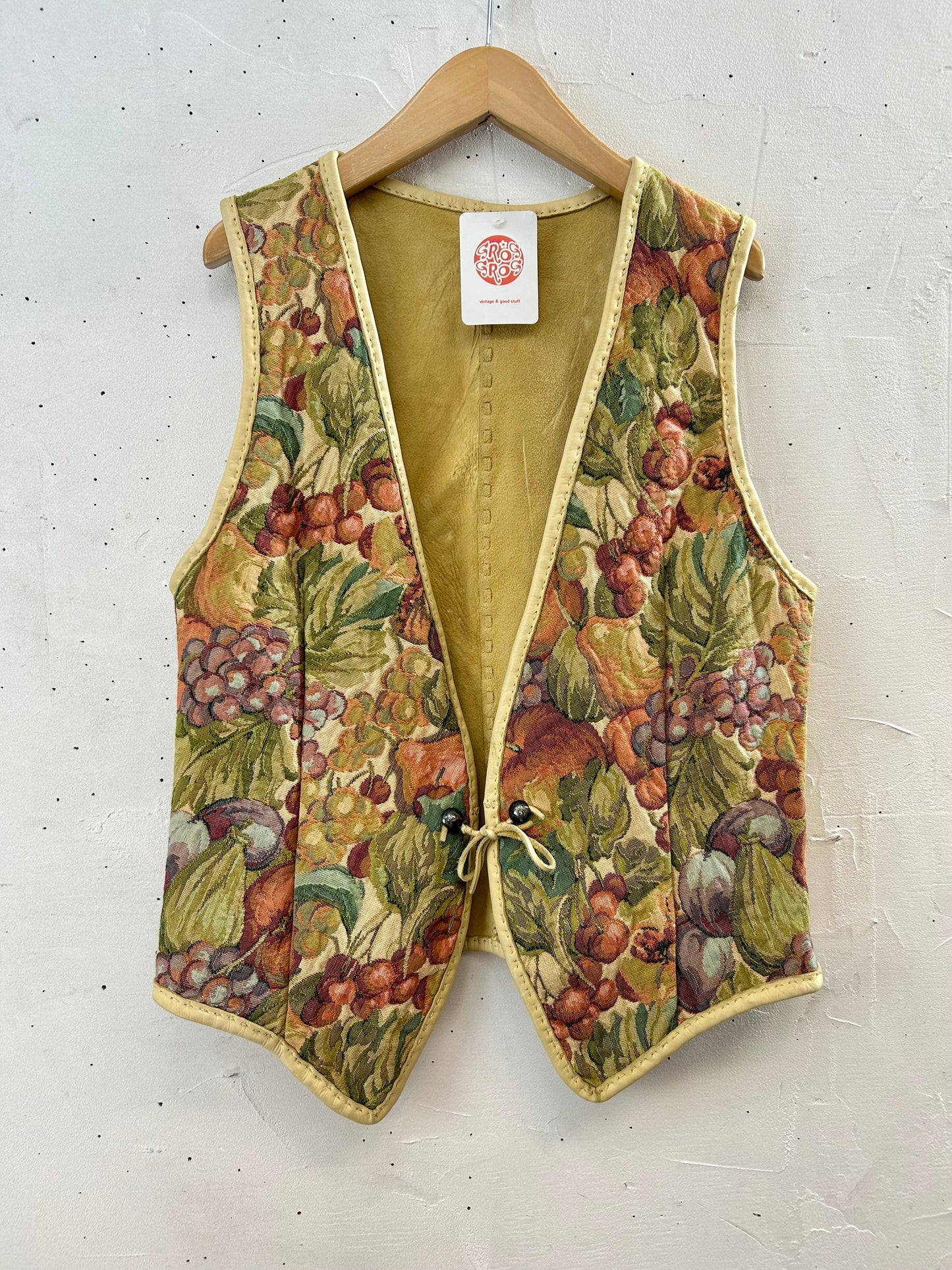 Vintage Leather Craft Vest [I28460]