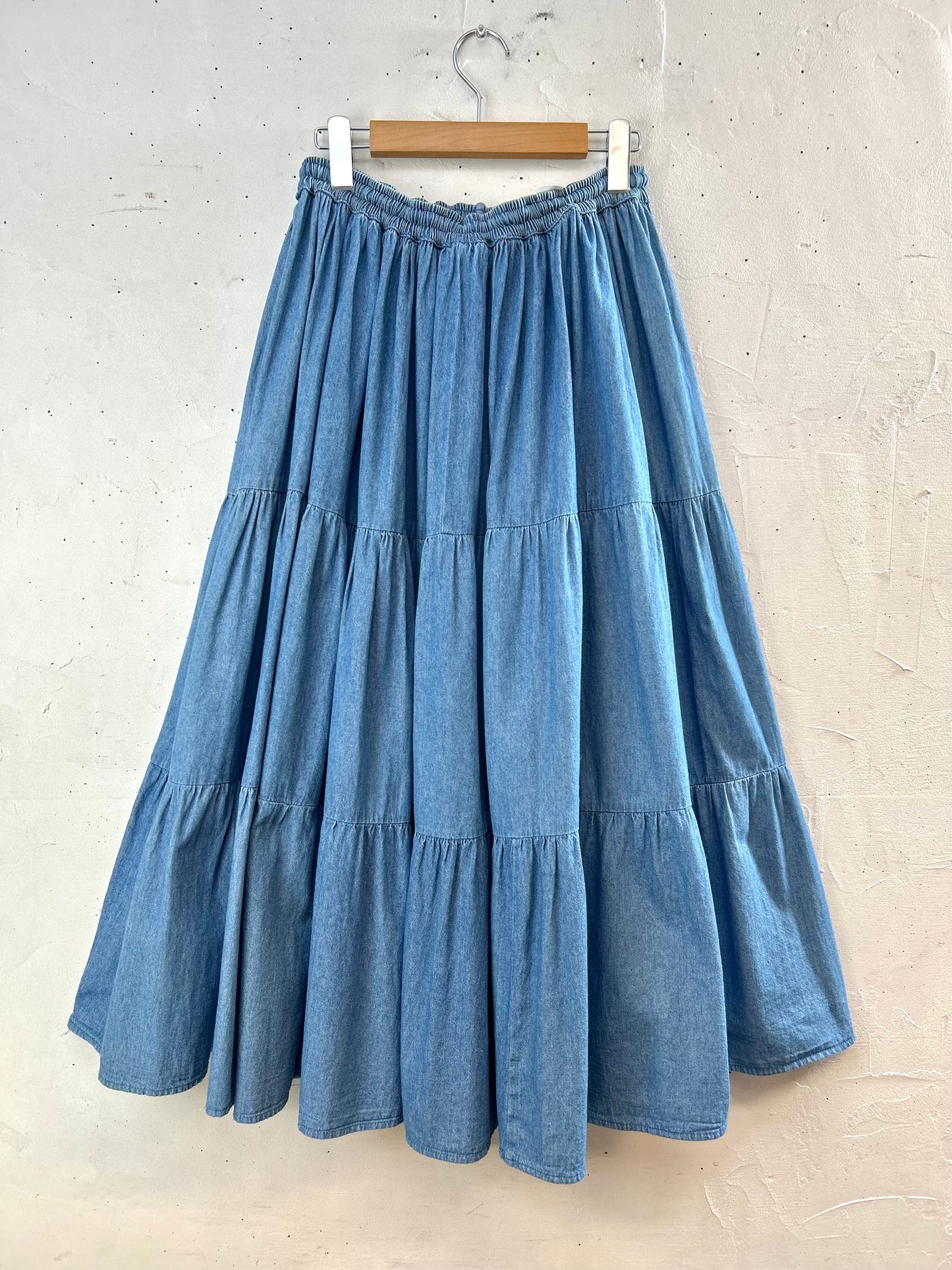 Vintage Tiered Skirt  [D29979]