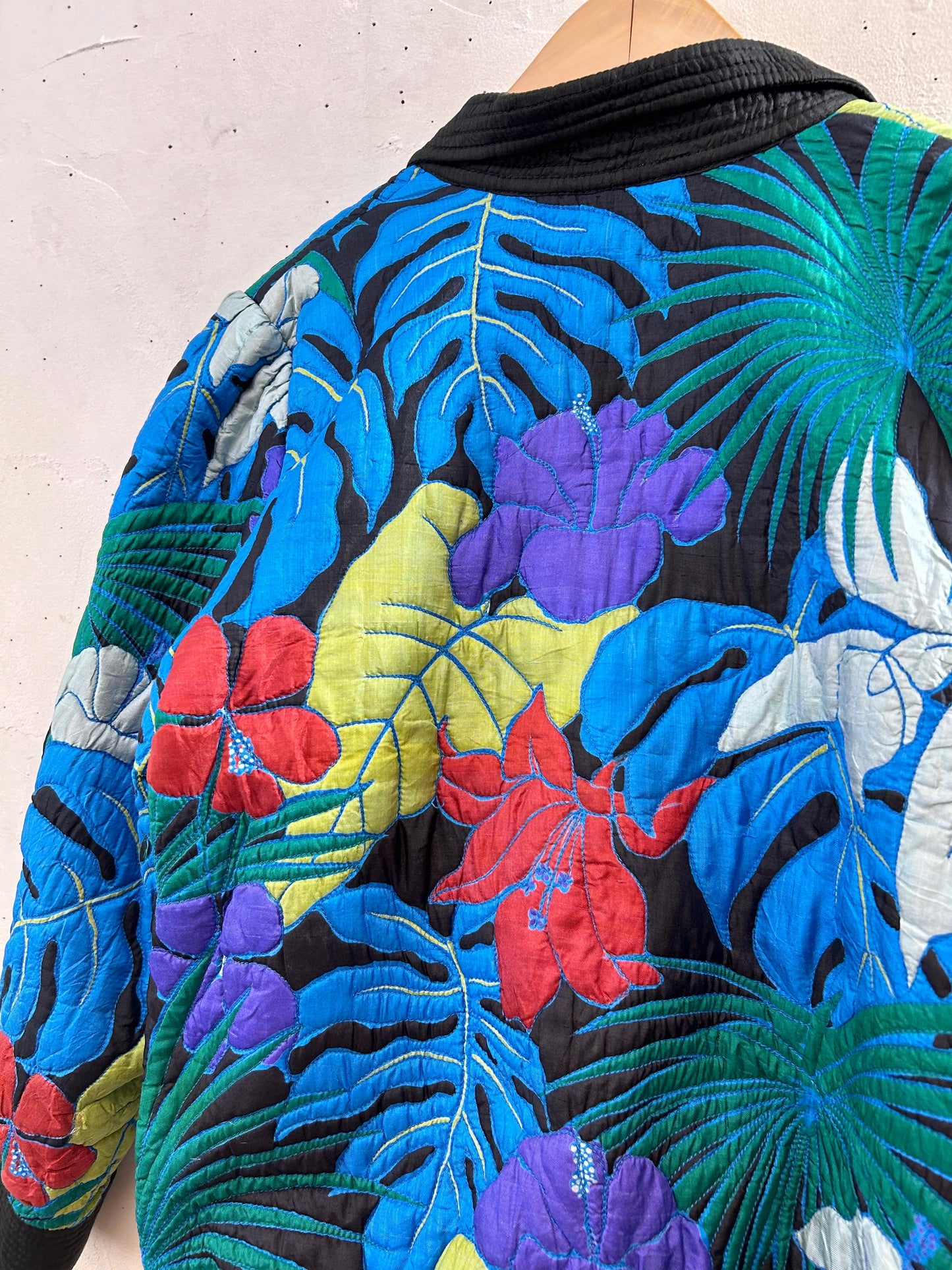 Vintage Quilting Silk Jacket [J28682]