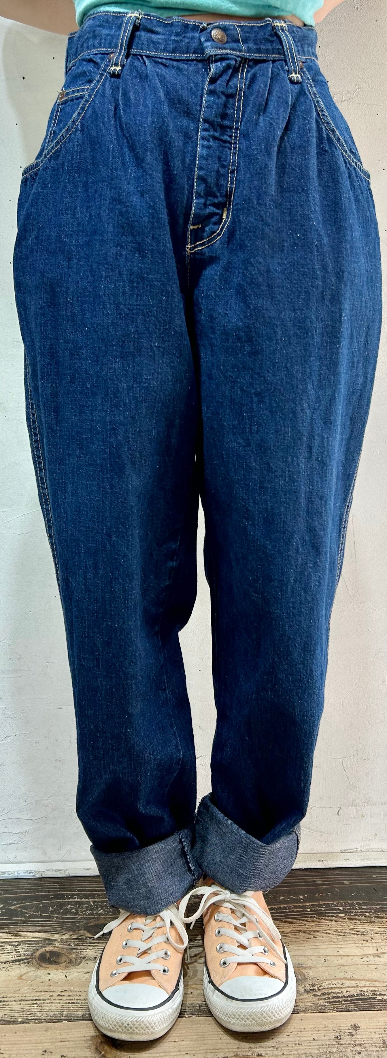 ’80s Vintage Denim Pants MADE IN USA [D26723]