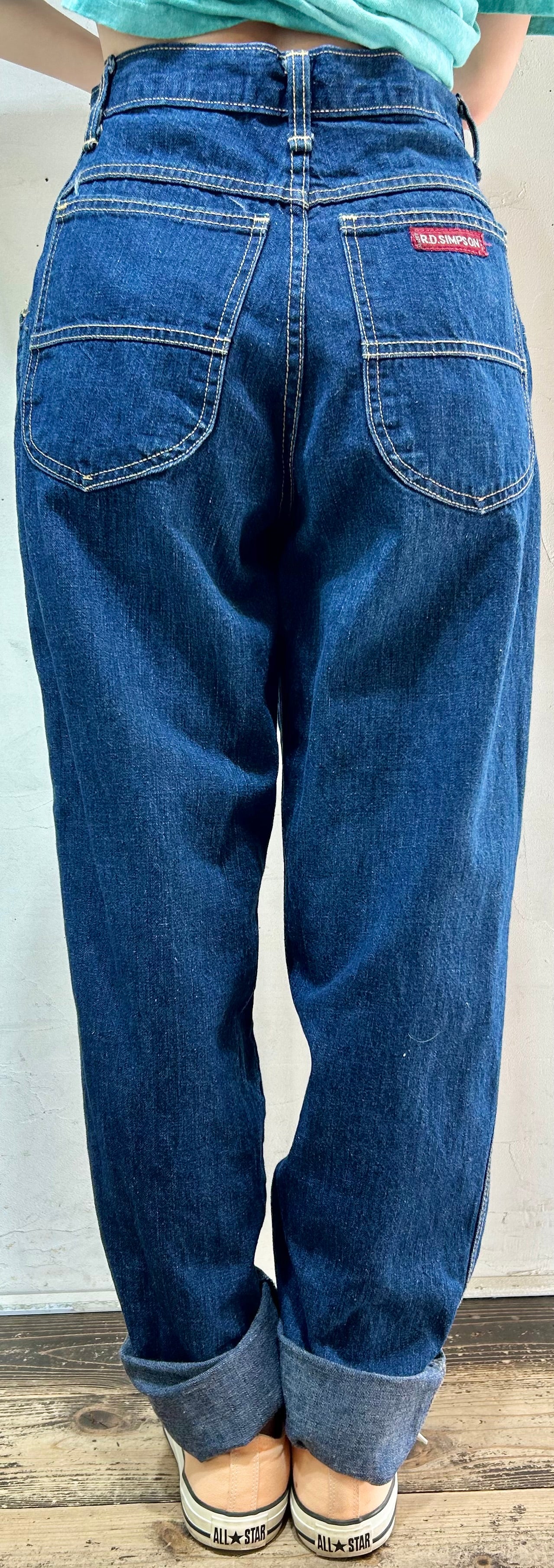 ’80s Vintage Denim Pants MADE IN USA [D26723]