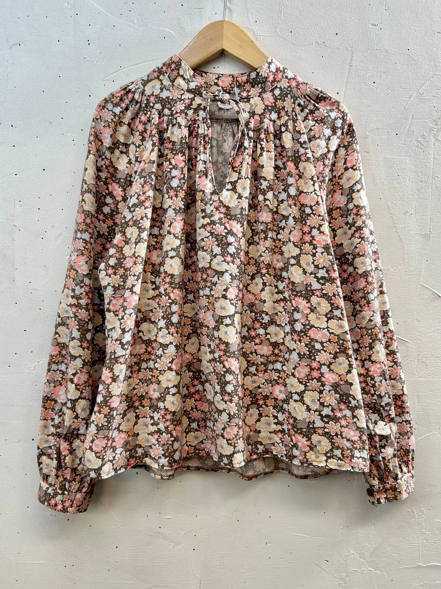 Vintage Flower Blouse [H28249]