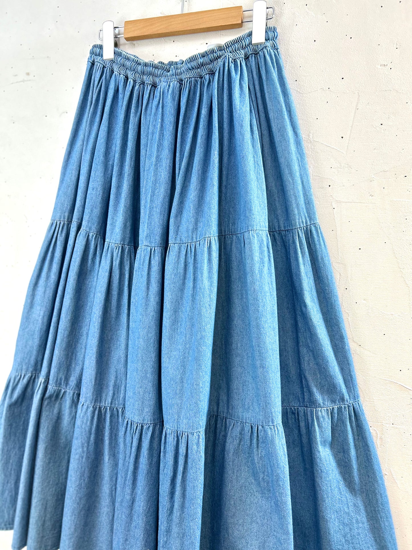 Vintage Tiered Skirt  [D29979]