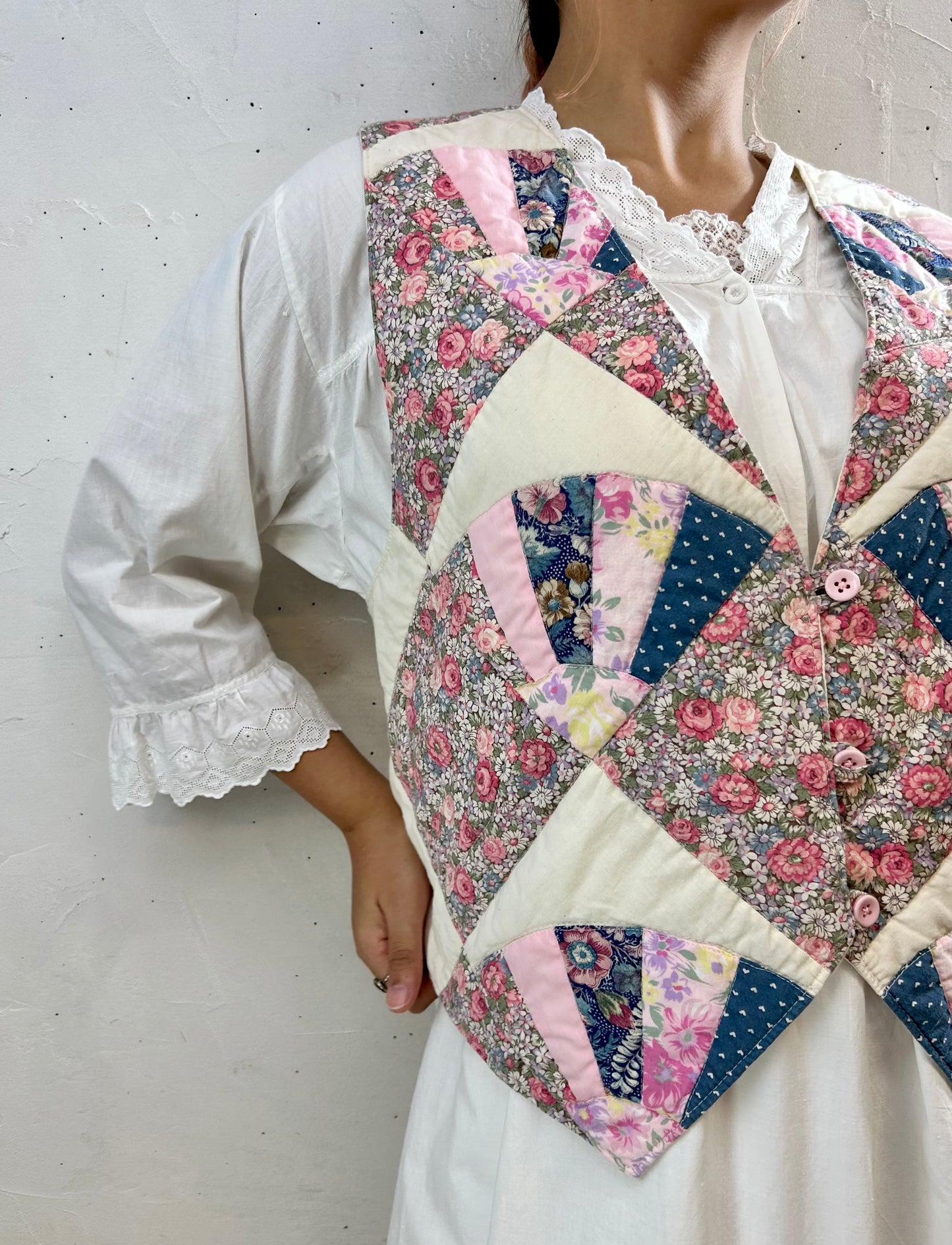 Vintage Patchwork Vest ［F27755]