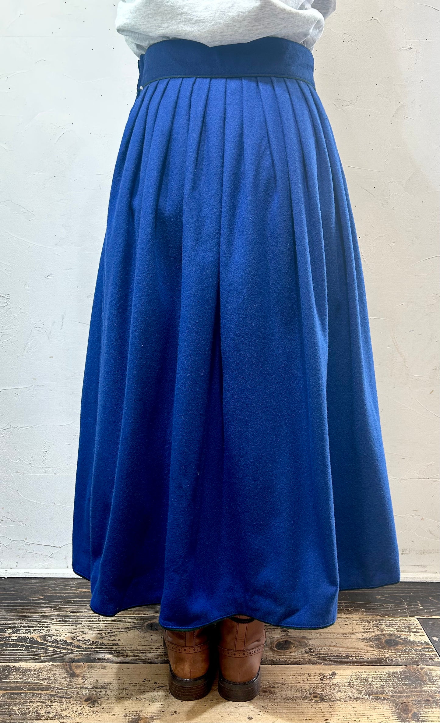 Vintage Tyrol Wool Skirt [I24951]