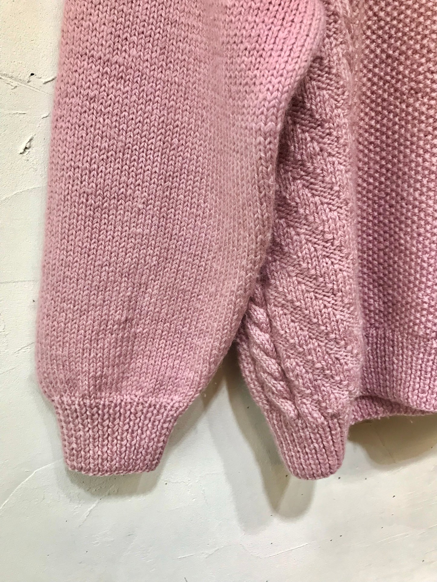 Vintage Wool Hand Knit Sweater [A25982]