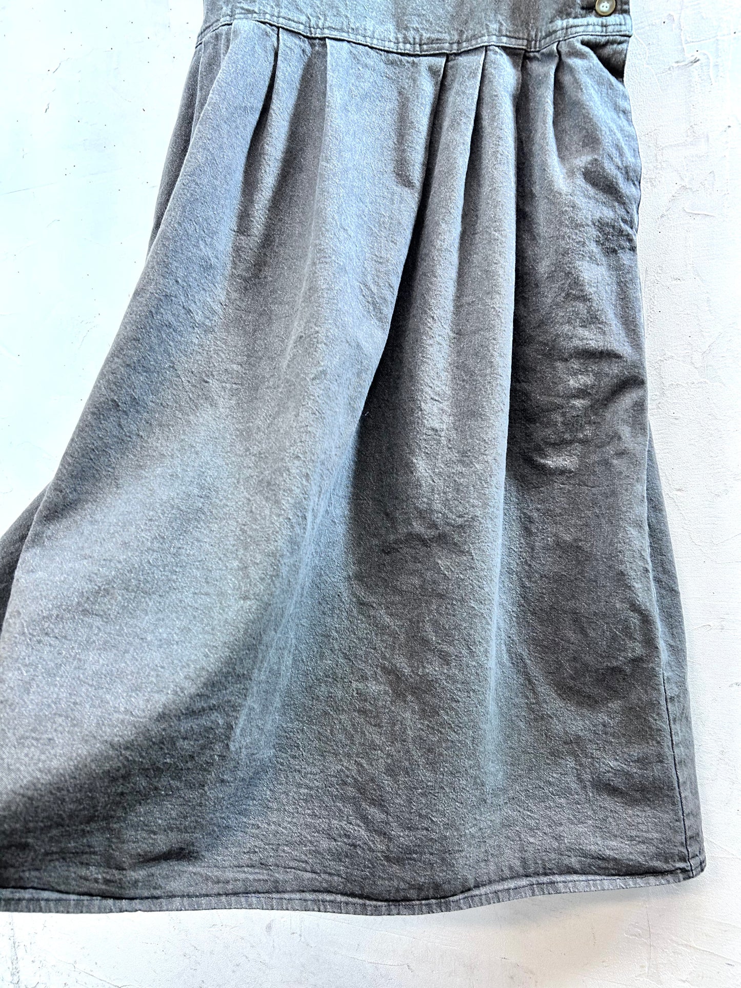 Vintage Denim Over Dress 〜Woor rich〜 MADE IN USA [L29115］