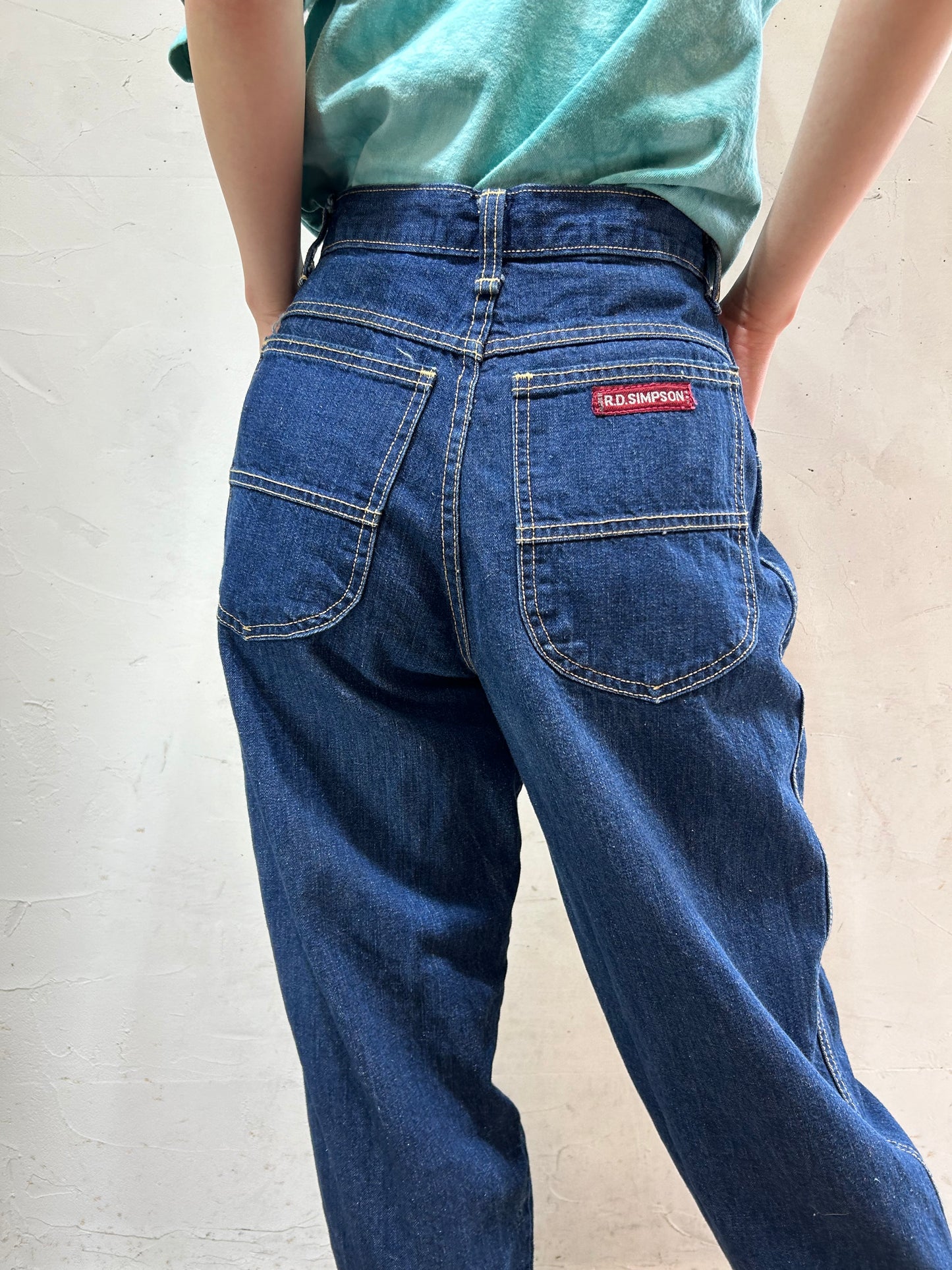 ’80s Vintage Denim Pants MADE IN USA [D26723]