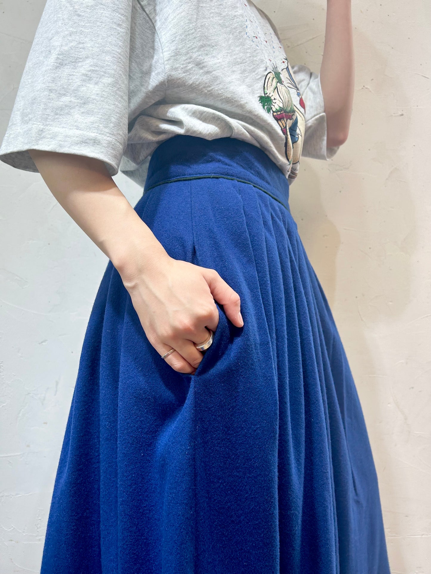 Vintage Tyrol Wool Skirt [I24951]