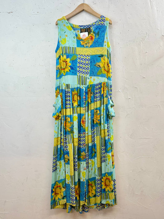 Vintage Rayon Dress 〜BILA〜[D29992]