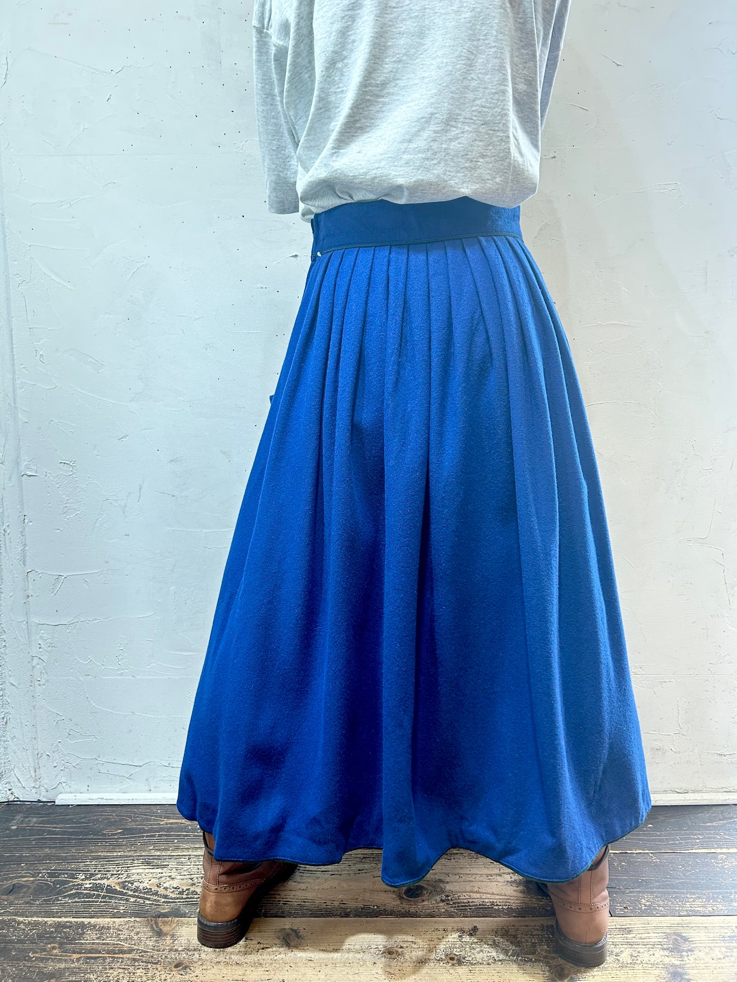 Vintage Tyrol Wool Skirt [I24951]