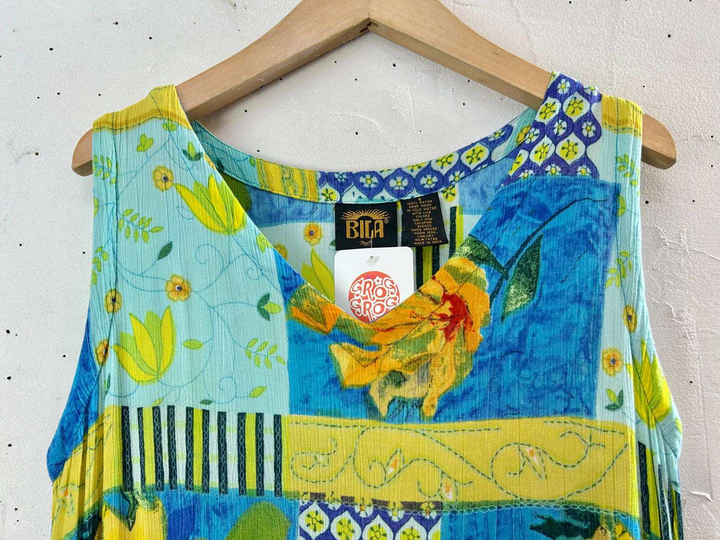 Vintage Rayon Dress 〜BILA〜[D29992]
