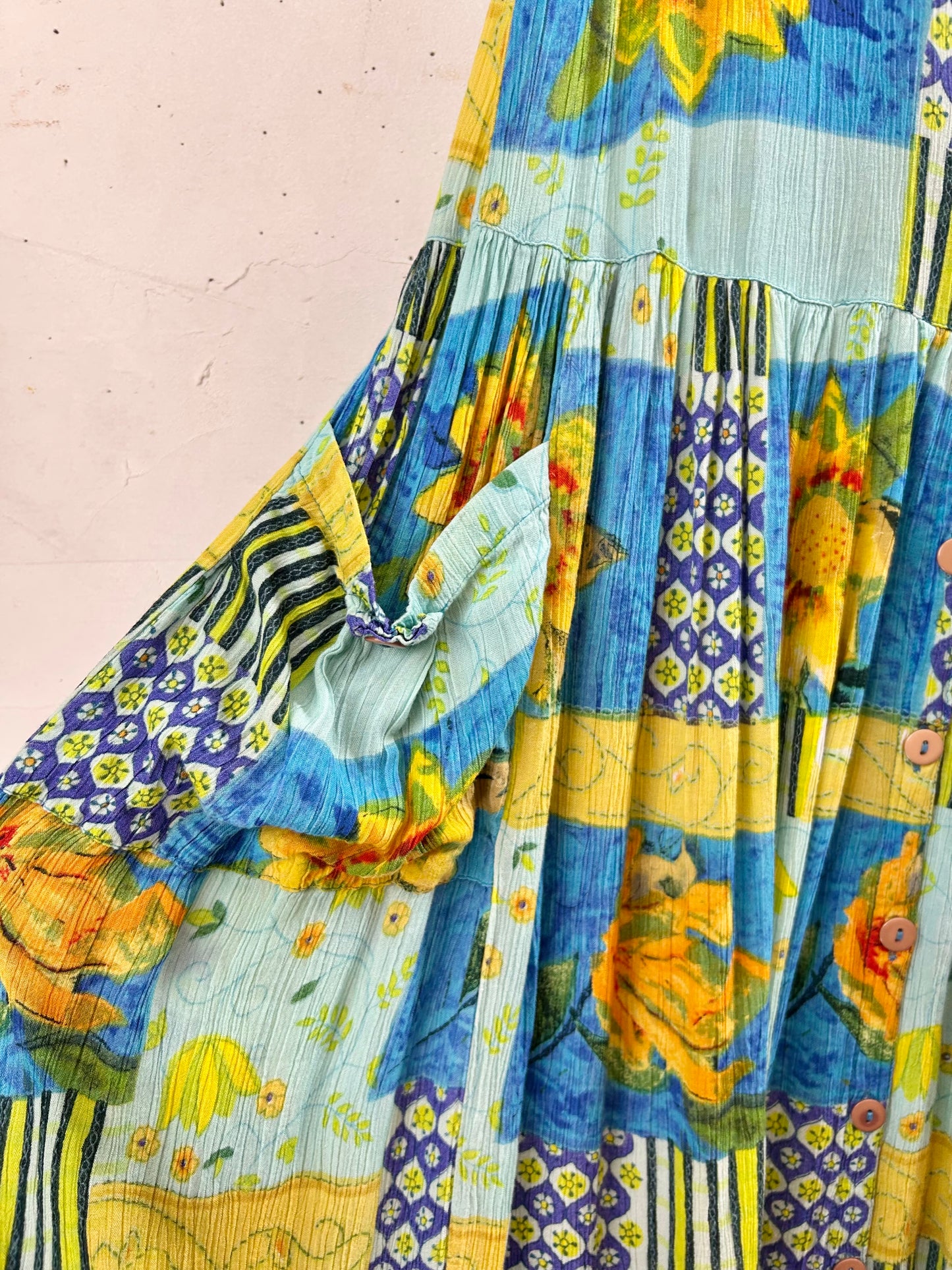 Vintage Rayon Dress 〜BILA〜[D29992]