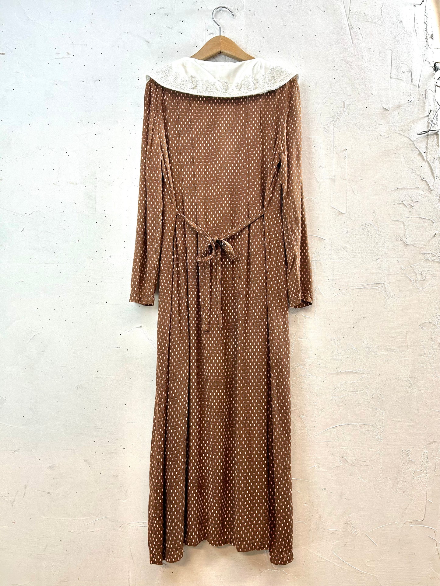 Vintage White Collar Dress  [A29563]