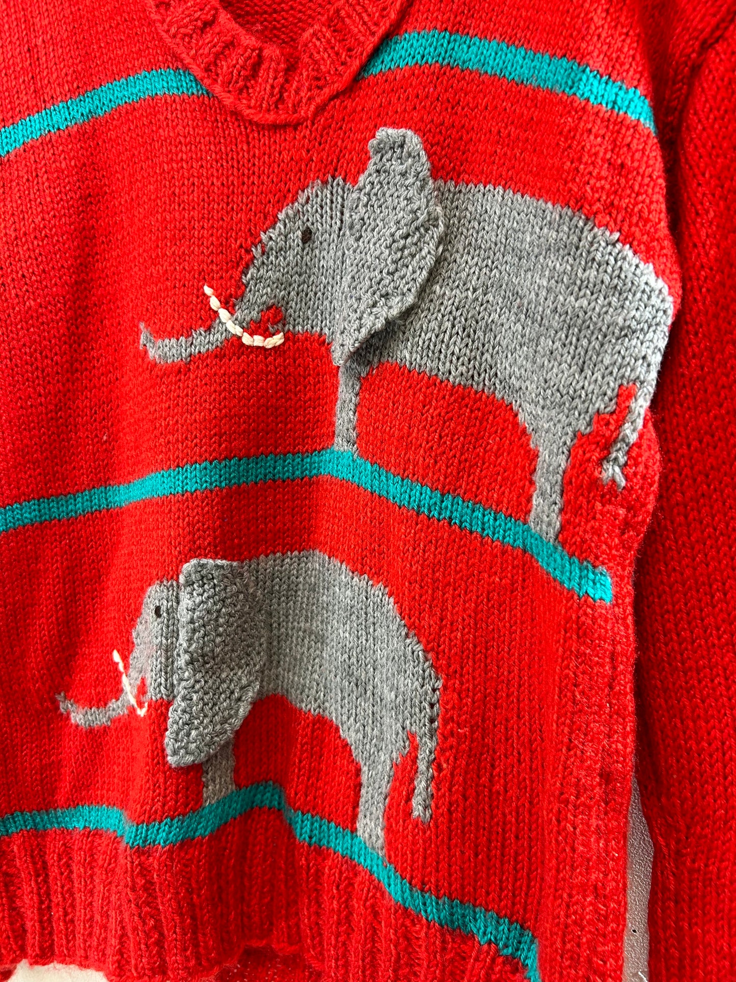 Vintage Knit Sweater [I28453]