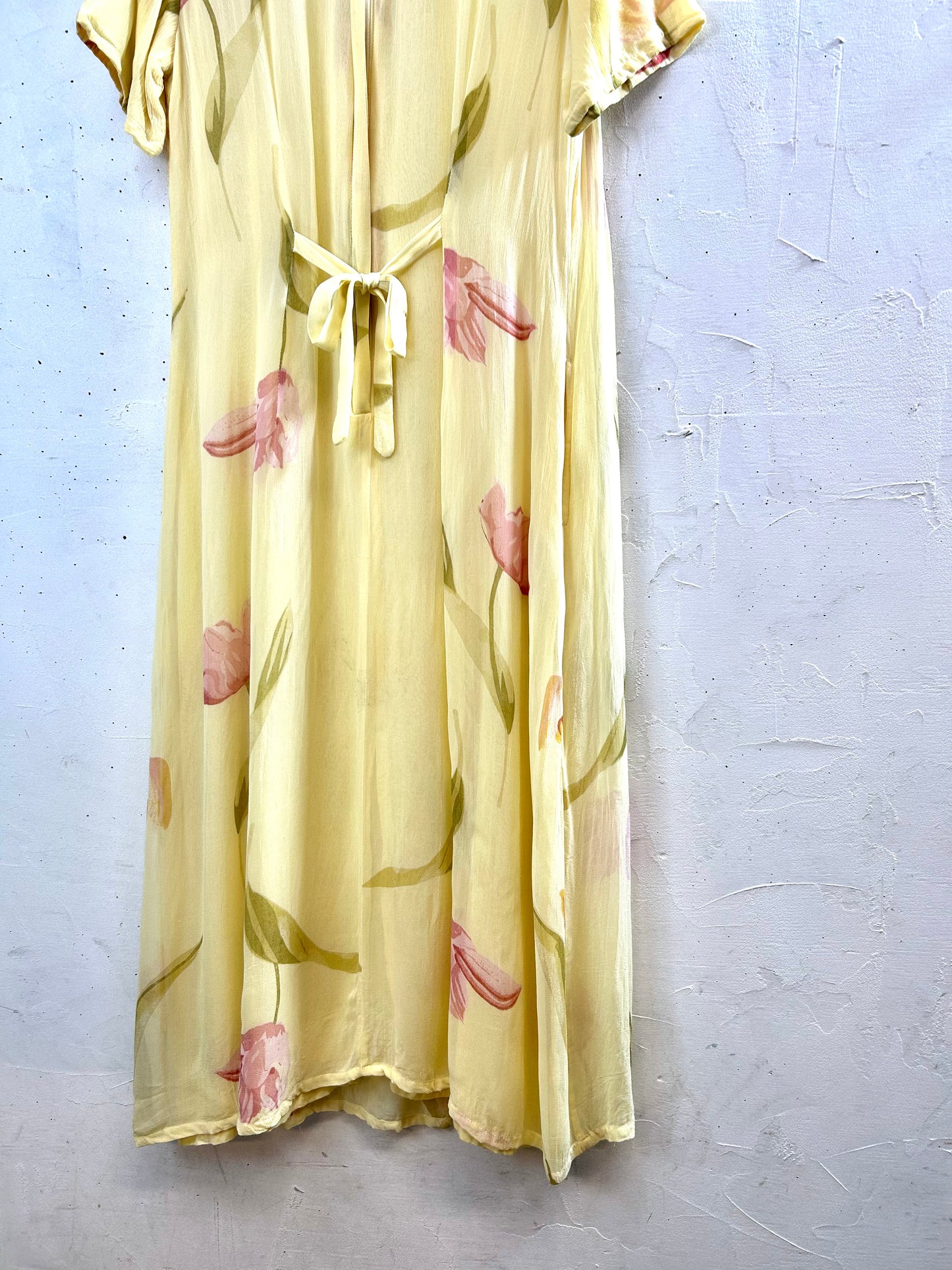 Vintage Rayon Dress  [C29774]