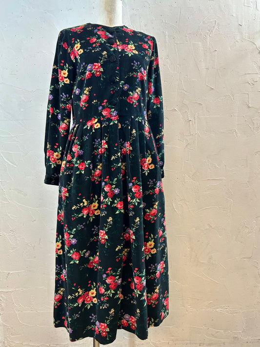 Vintage Corduroy Dress 〜Talbots〜 [K28897]