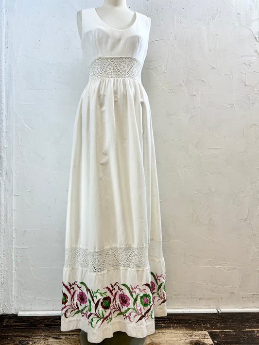 '70s Vintage Dress [H28250]