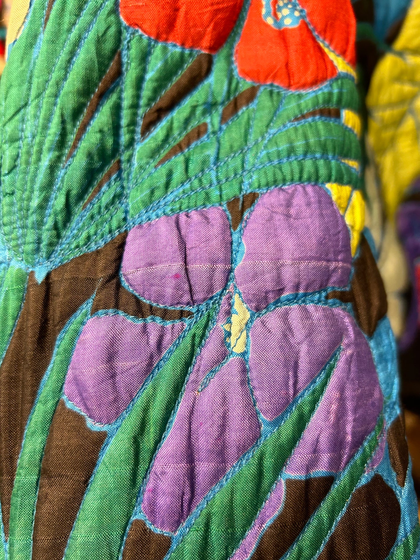 Vintage Quilting Silk Jacket [J28682]