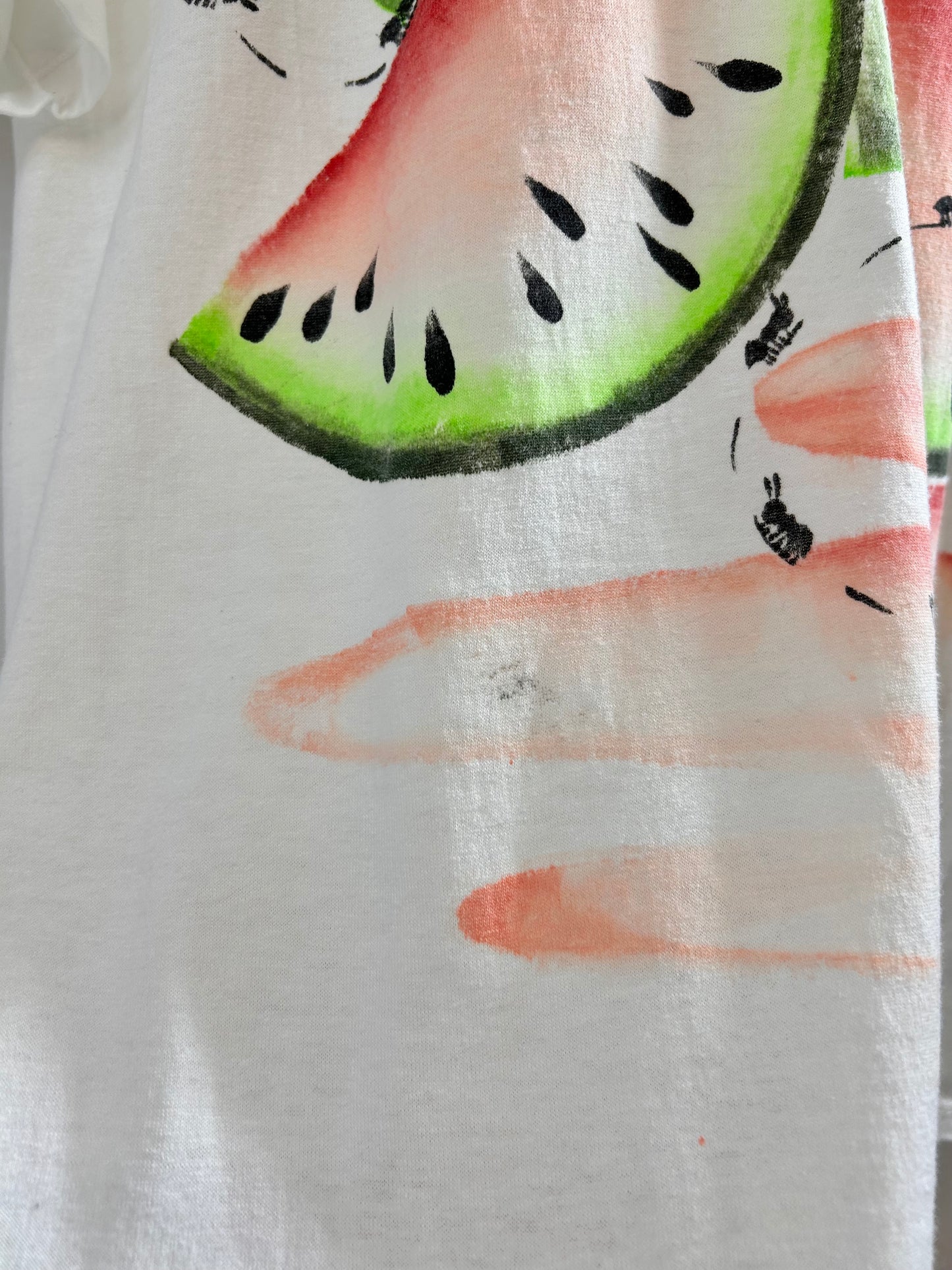 Vintage Hand Painted T-Shirt MADE IN USA [F27753]