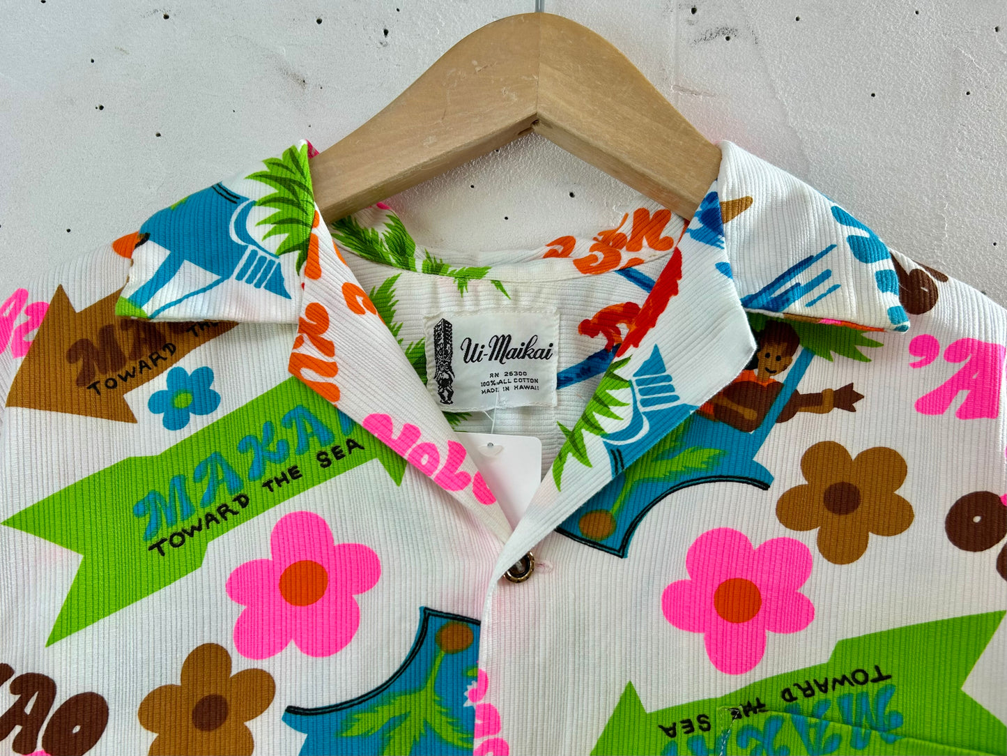 '60s Vintage Aloha Shirt MADE IN HAWAII 〜ui maikai〜 [D29993]