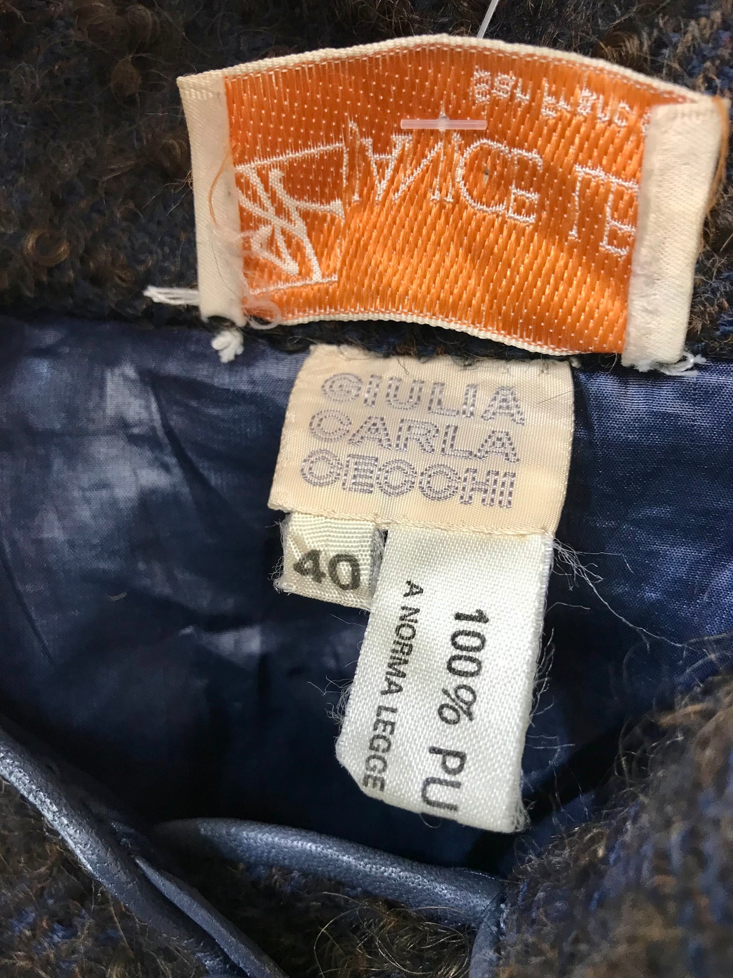 Vintage Wool Jacket  MADE IN ITALY [K25606]