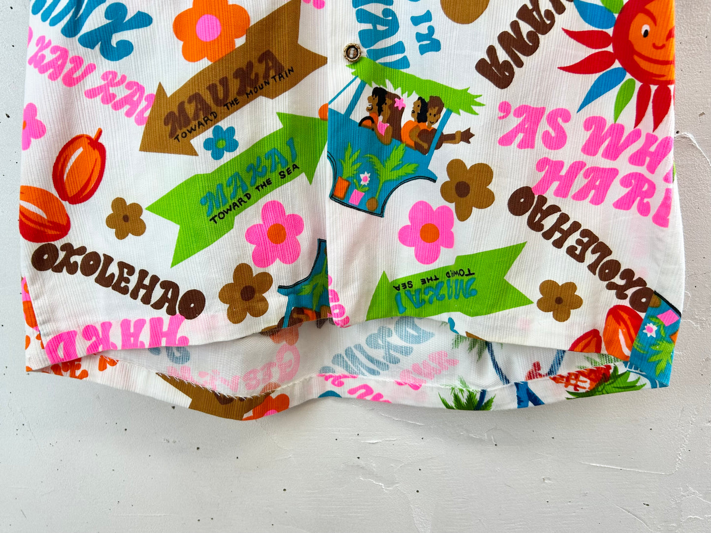 '60s Vintage Aloha Shirt MADE IN HAWAII 〜ui maikai〜 [D29993]