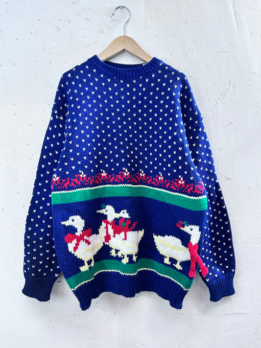 Vintage Knit Sweater  〜KAREN SCOTT〜[L29123]