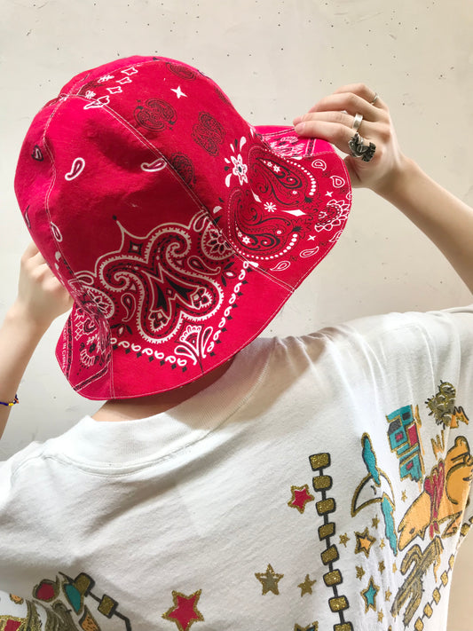 Vintage Bandana Tulip Hat 〜Amy Nina〜 [H24734]