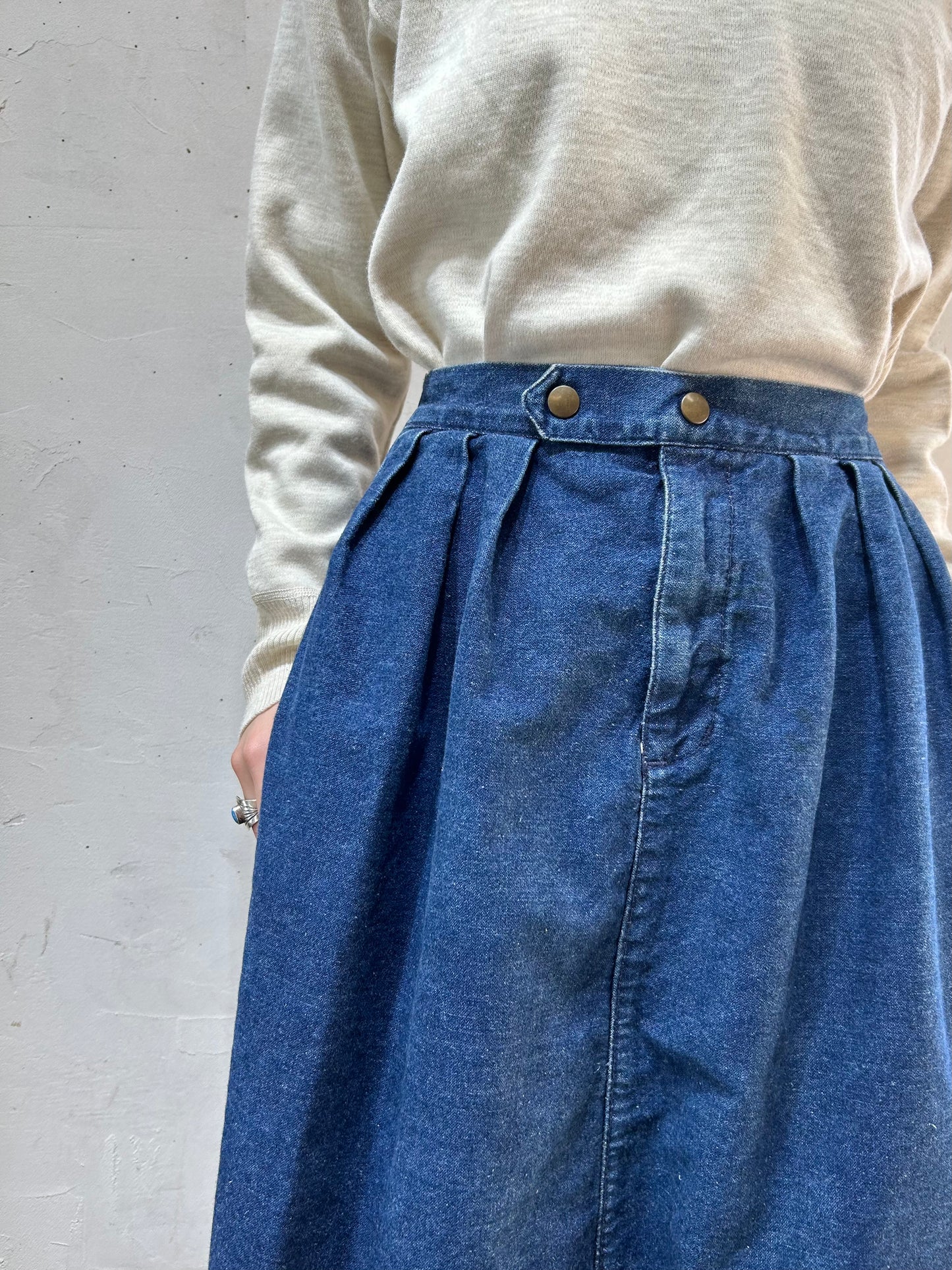 Vintage Denim Skirt [B26249]