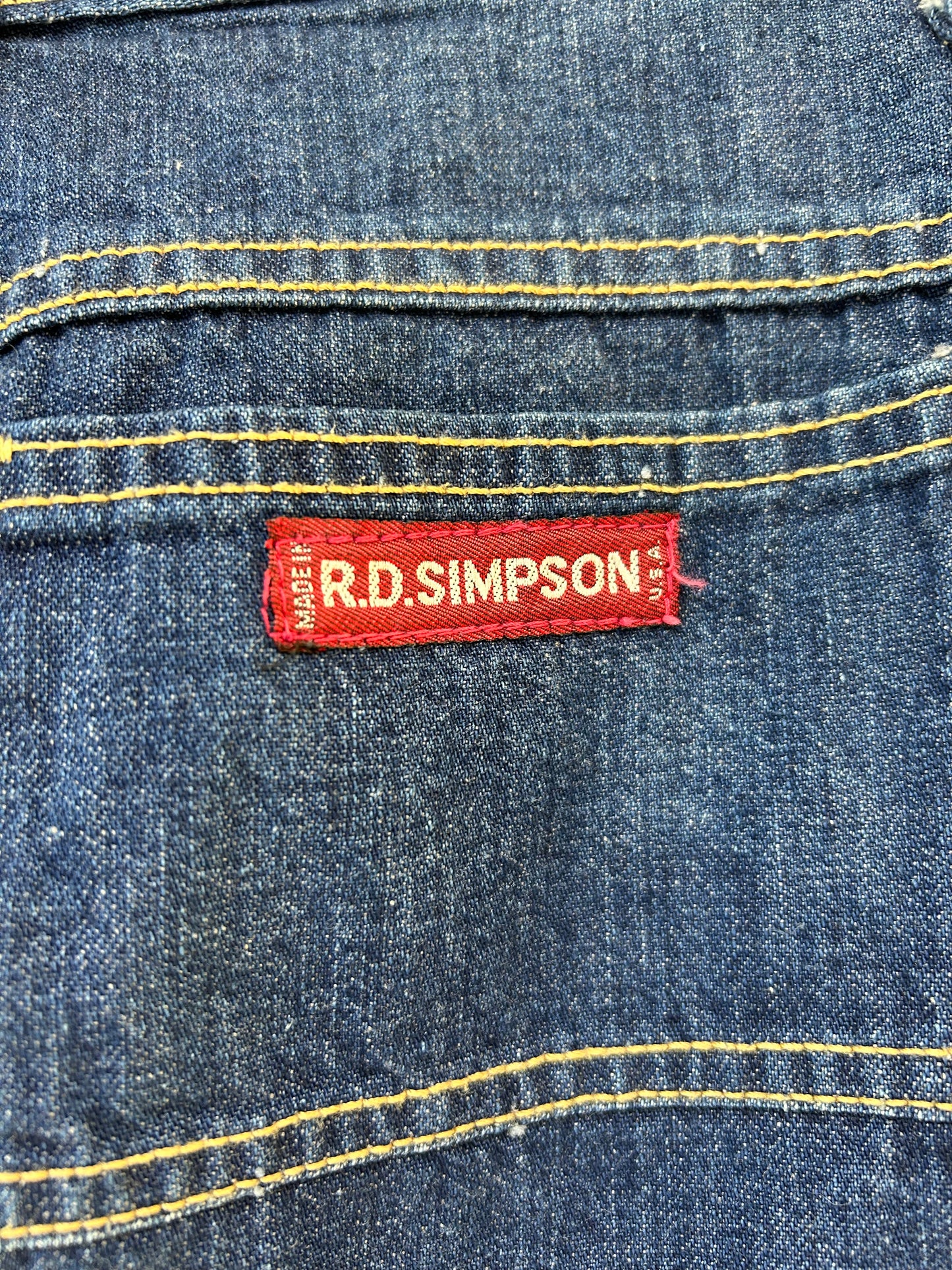 ’80s Vintage Denim Pants MADE IN USA [D26723]