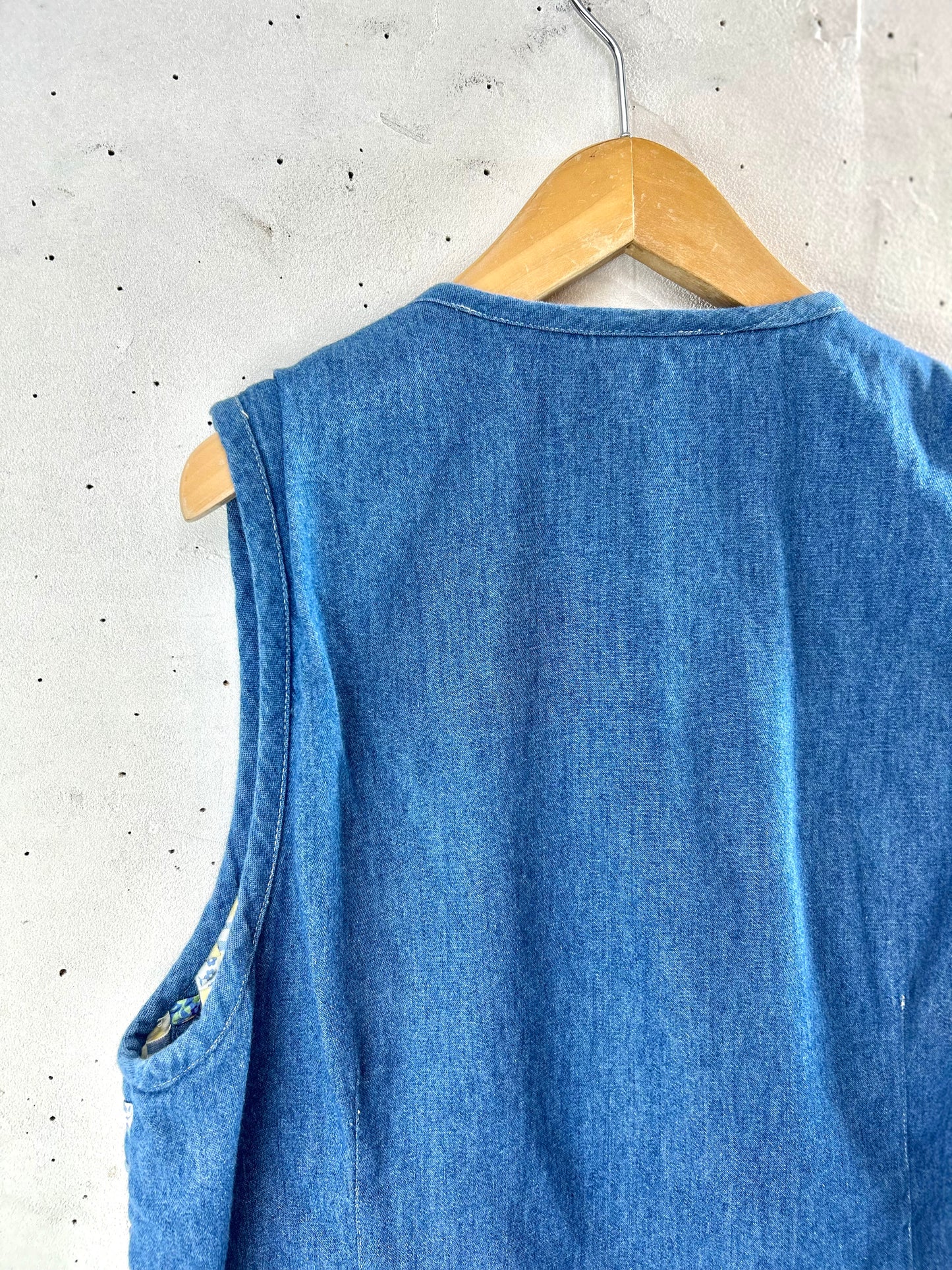 Vintage Denim Vest [F30424]
