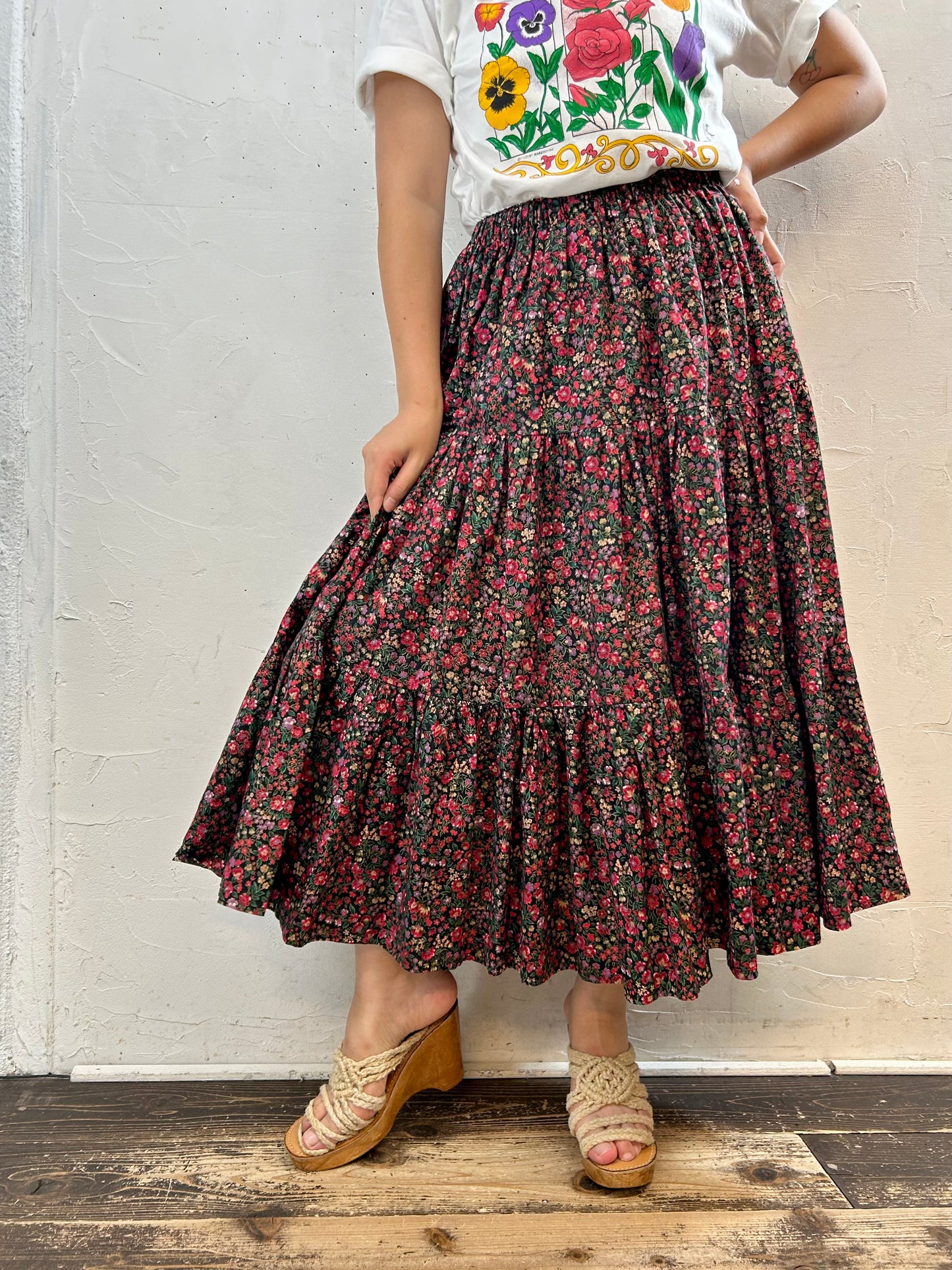 Vintage Tiered Skirt [G28066]