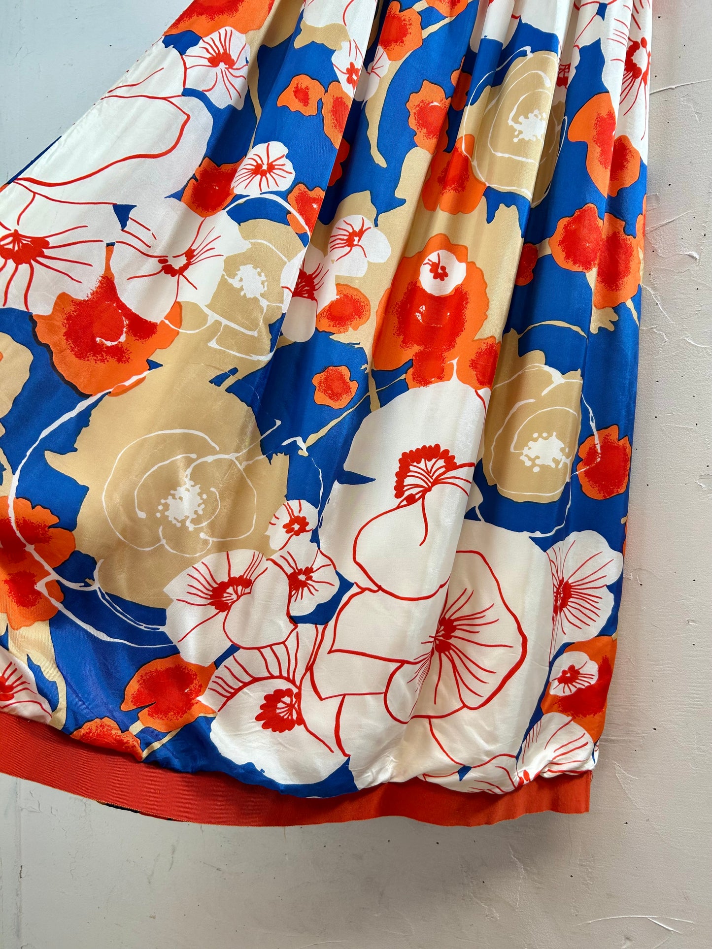 ’70s Vintage Skirt 〜Victor Costa〜 [D29991]