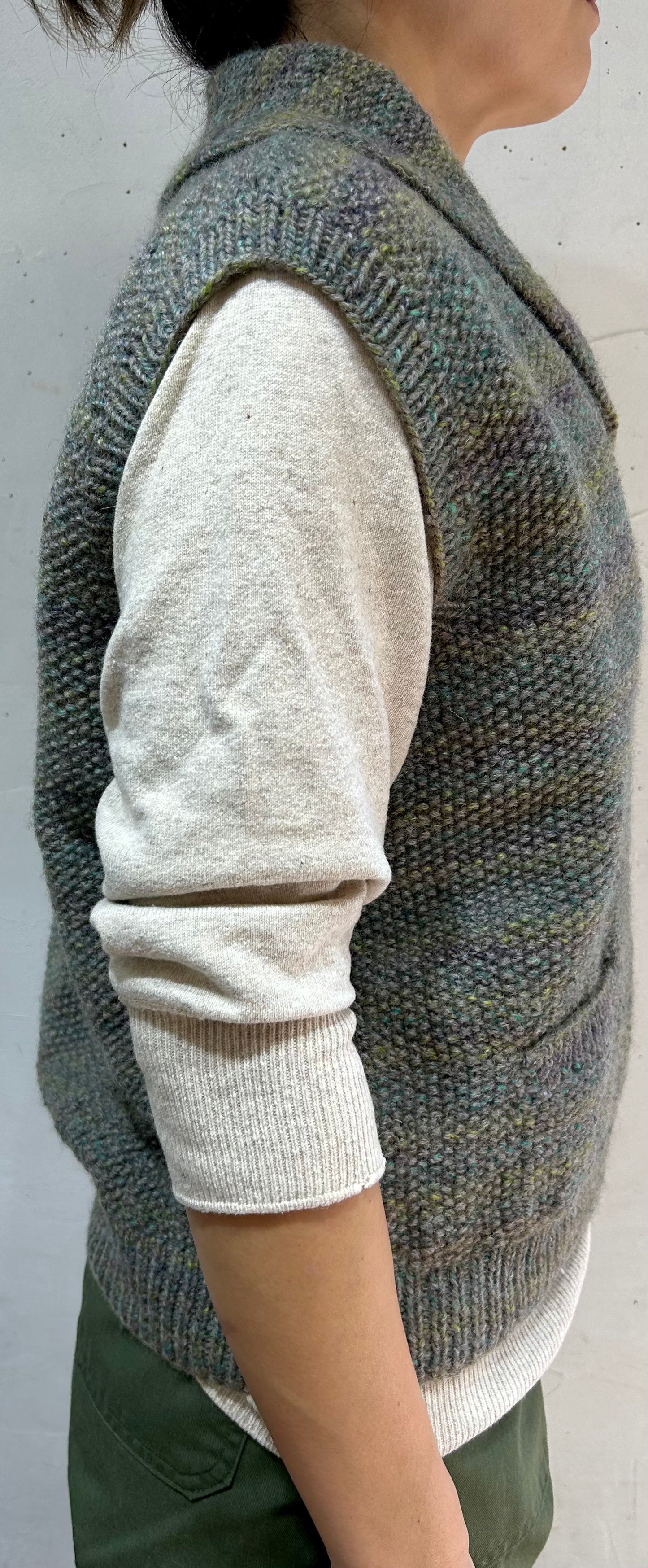 Vintage Knit Vest [J25315]