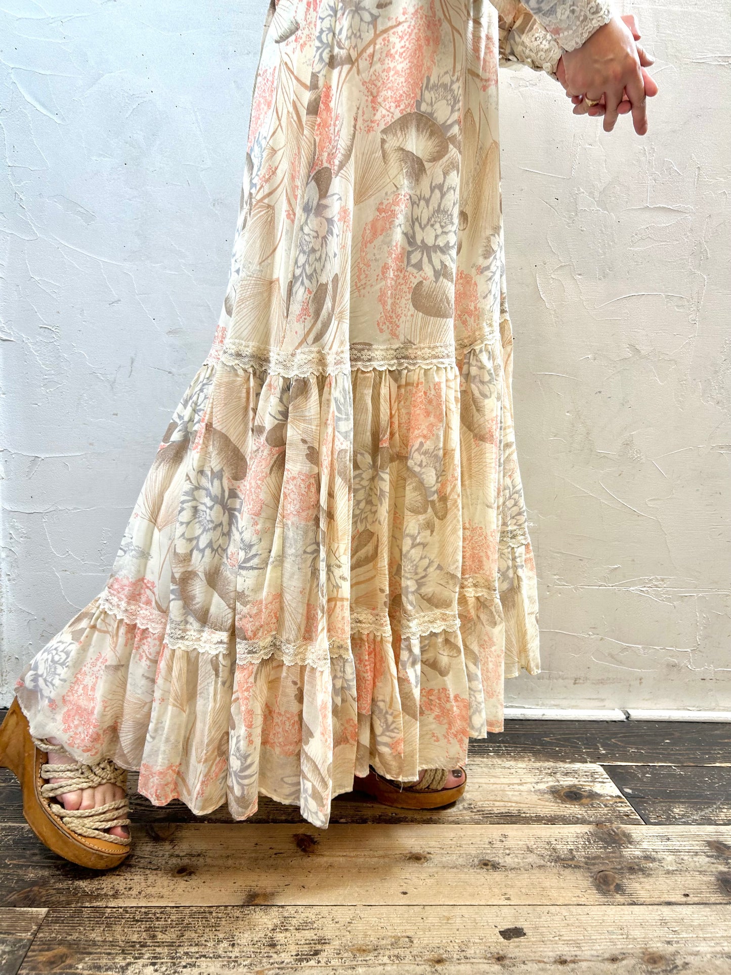 ’70s Vintage Dress〜GUNNE SAX〜 [F27765]