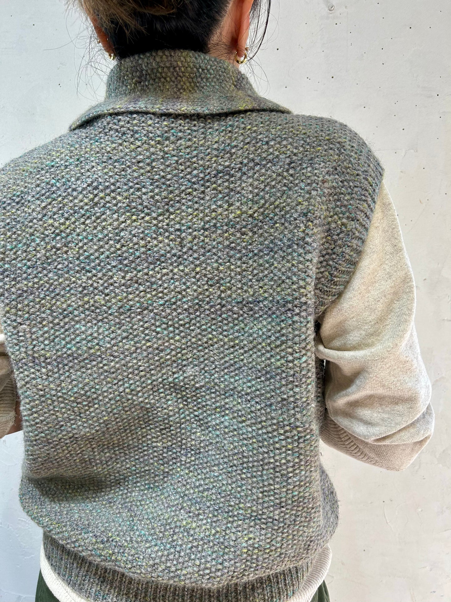 Vintage Knit Vest [J25315]