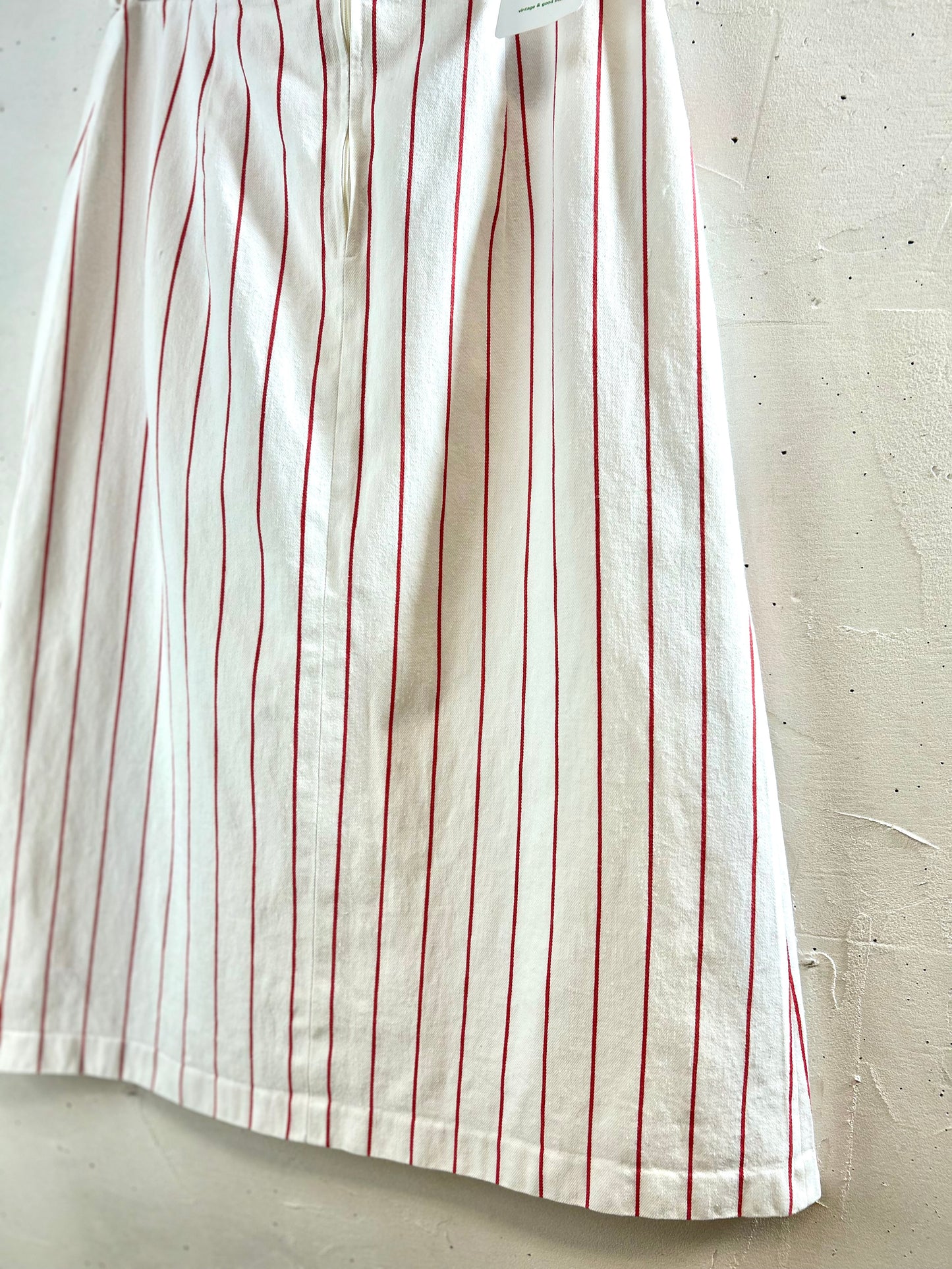 Vintage White Denim Skirt [E30210]