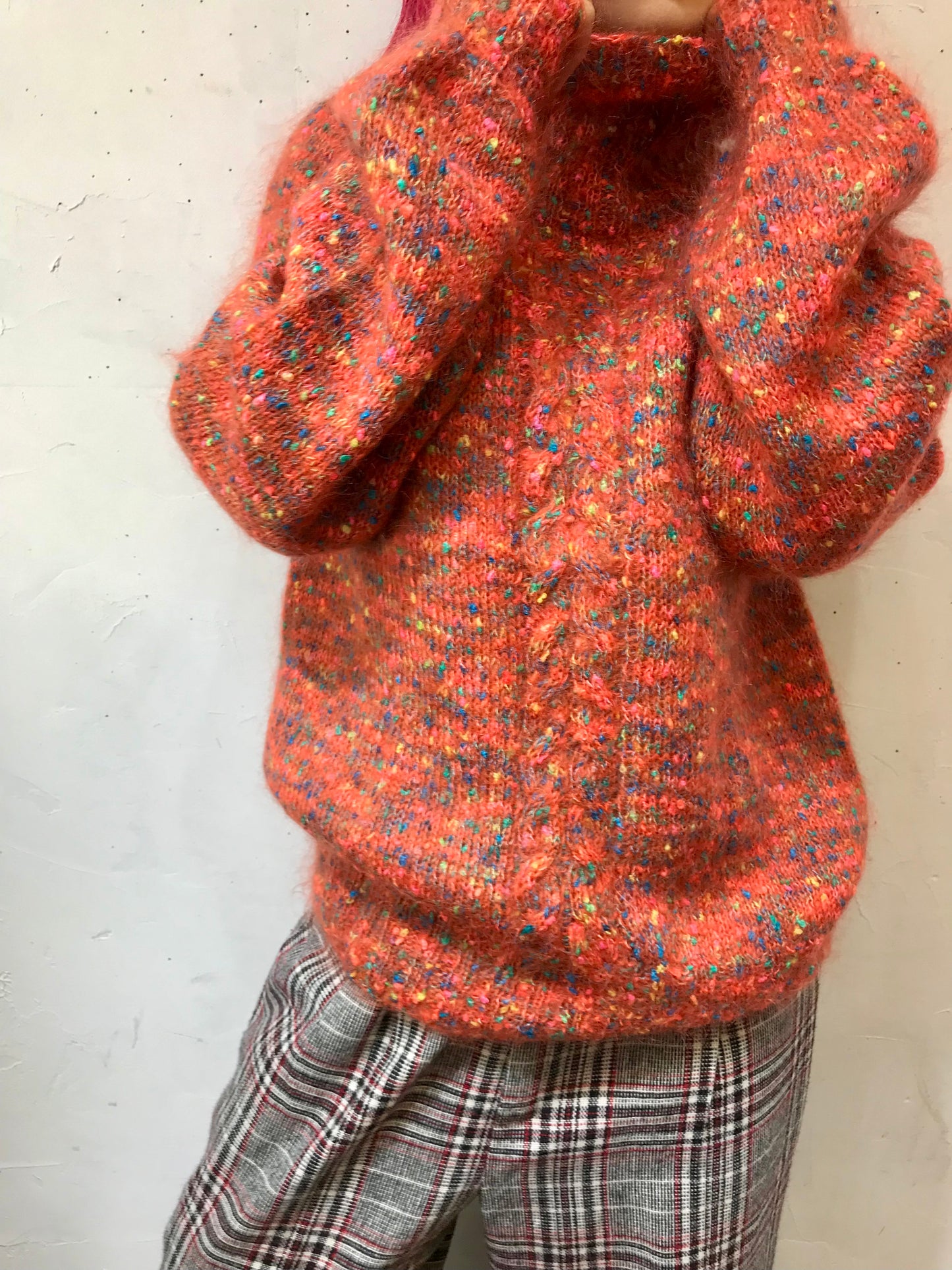 Vintage Mix Color Knit [J25161]