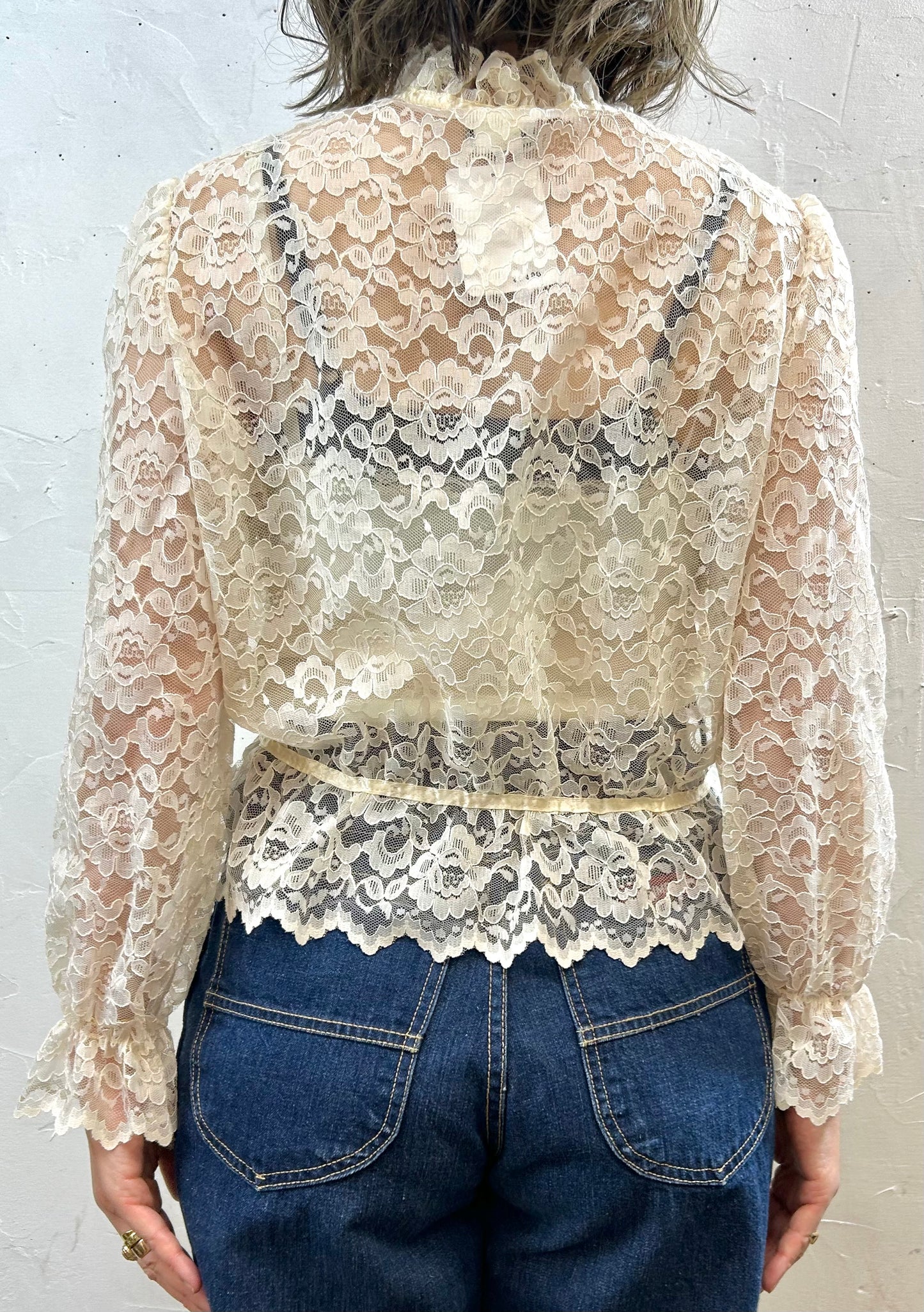 Vintage Lace Blouse [F27583]