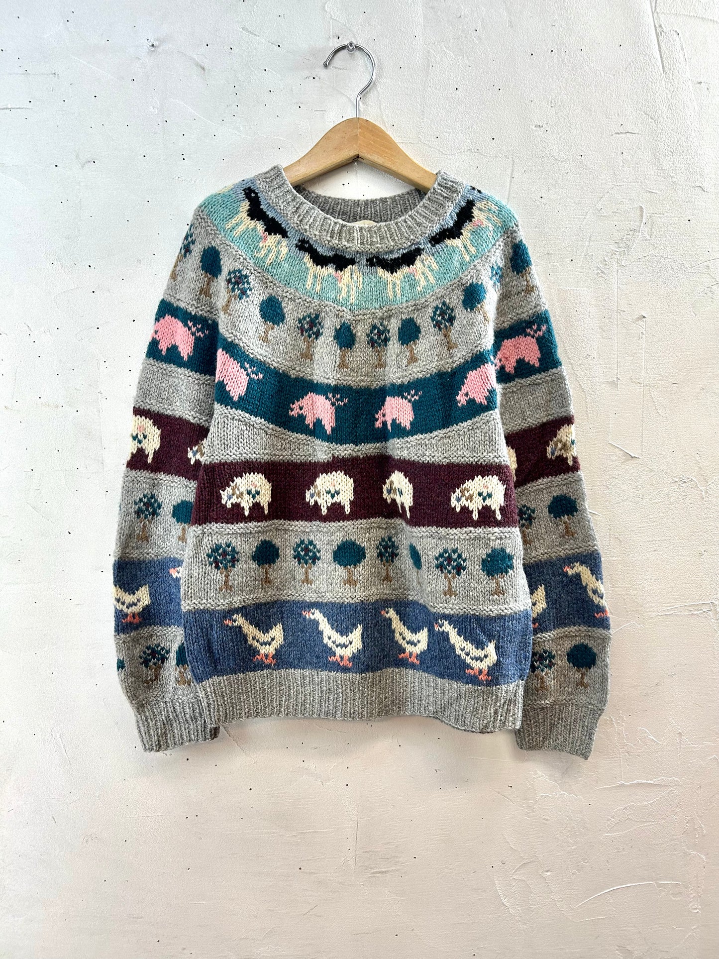 Vintage Knit Sweater［I28467]